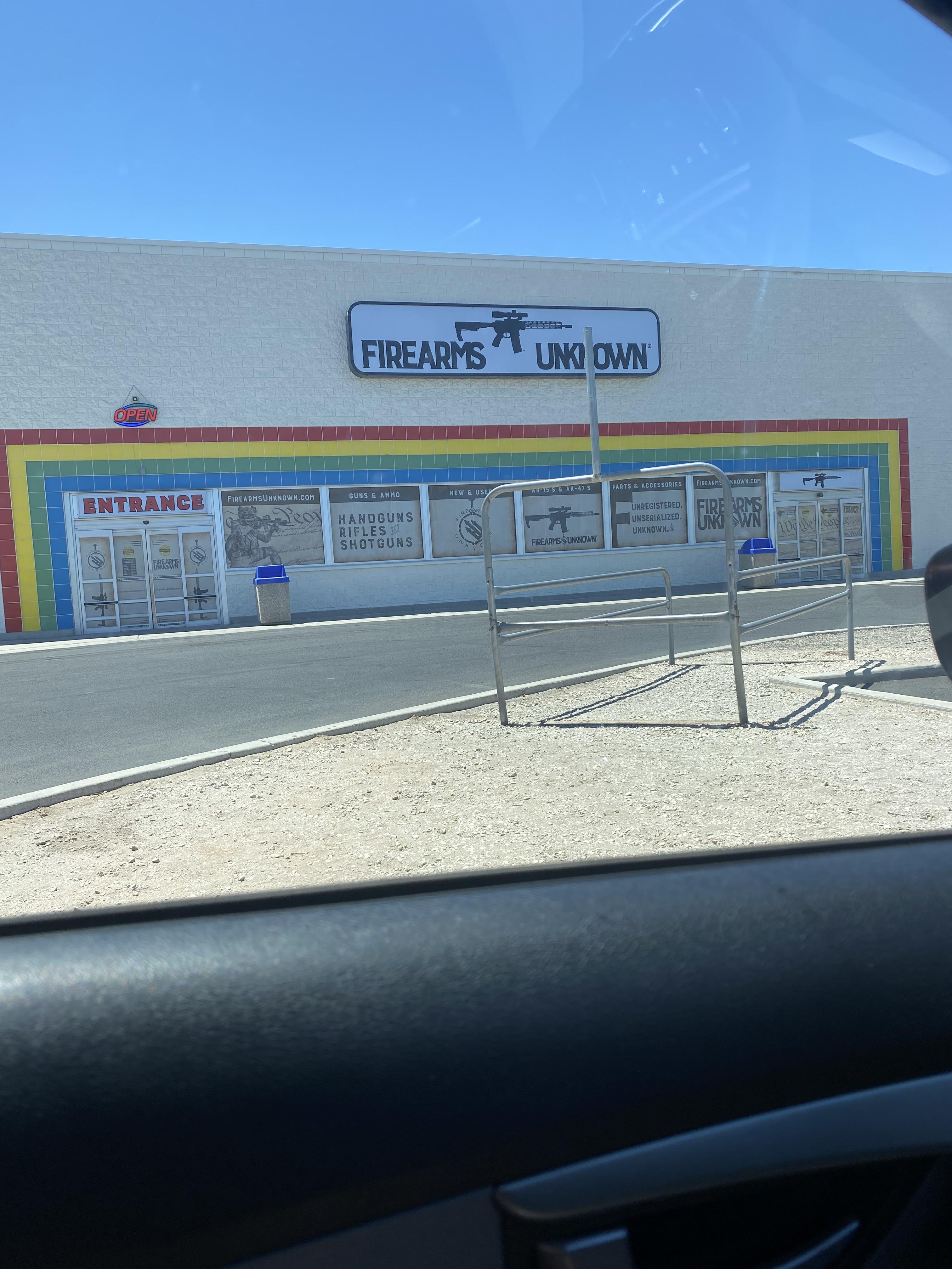 Our old Toys R Us became a gun store. Felt weird. Now it feels