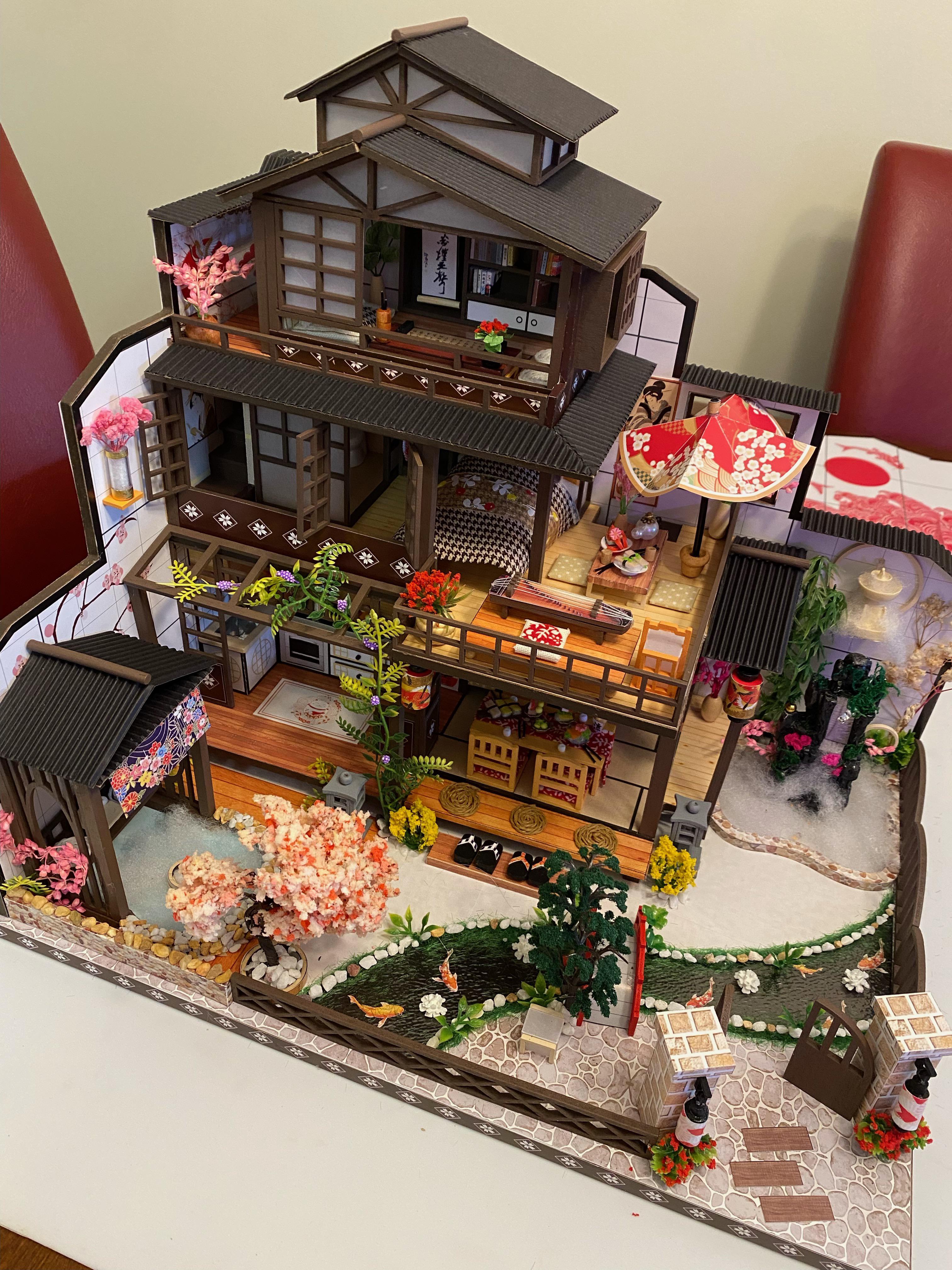 My mom made a miniature Japanese house and I want everyone to see it! r/miniatures