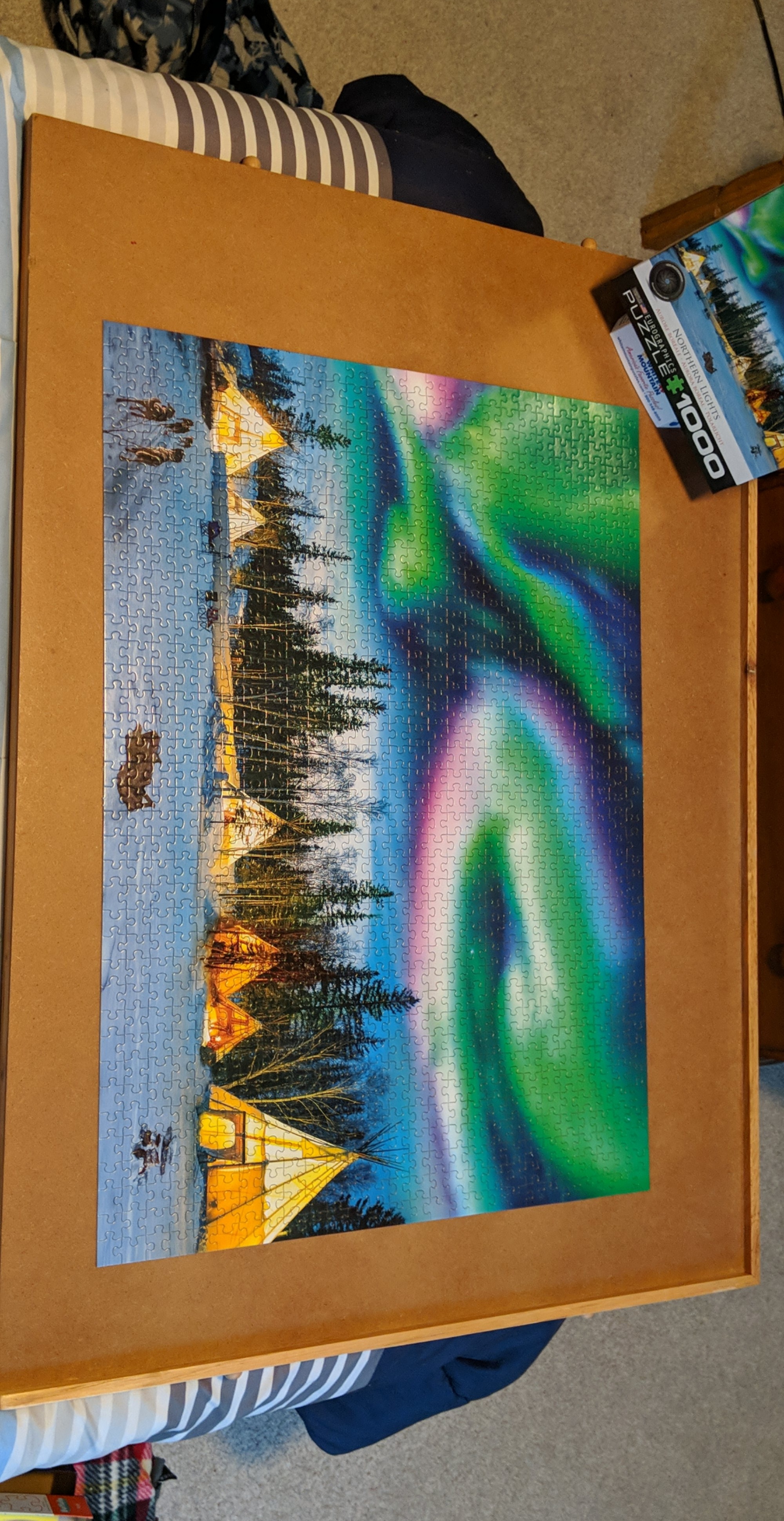 Just finished this puzzle my parents gave me for Christmas. The slight