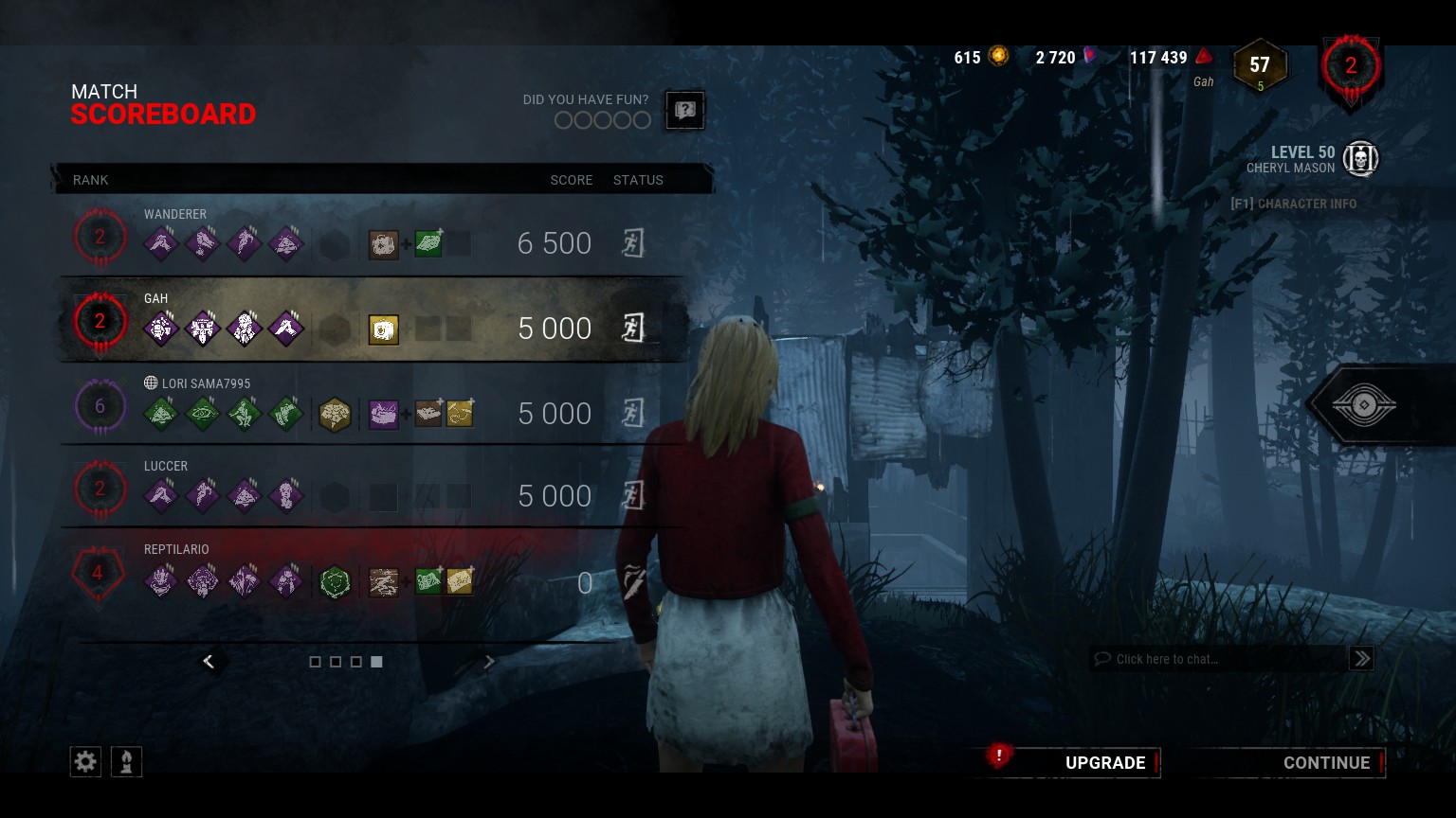 Nice new end game screen r/deadbydaylight