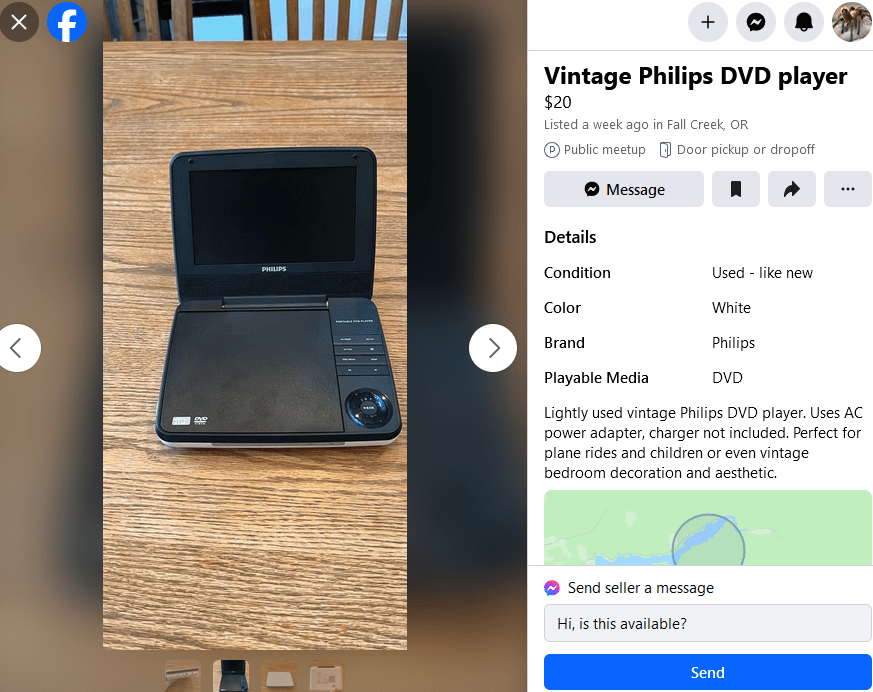 Vintage DVD player for sale... for the vintage aesthetic r/Millennials