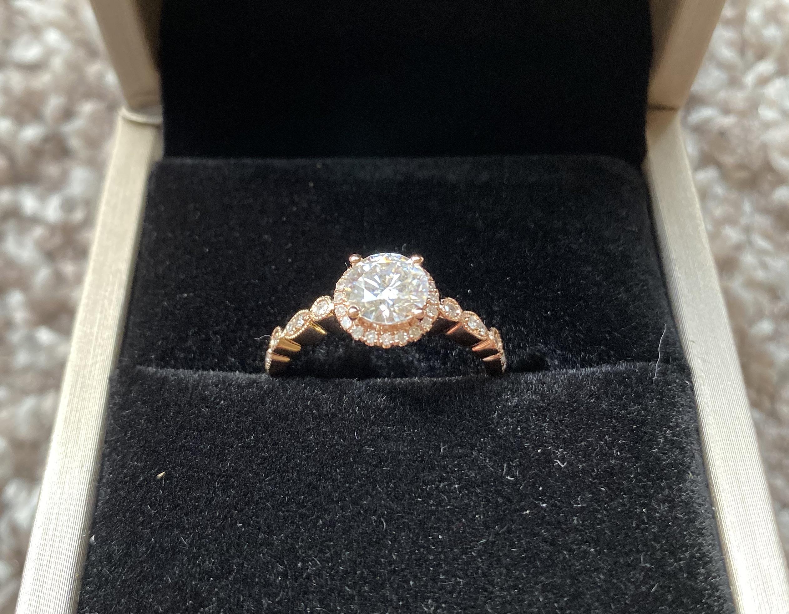 Recently engaged and took a chance buying the “official” ring off Etsy
