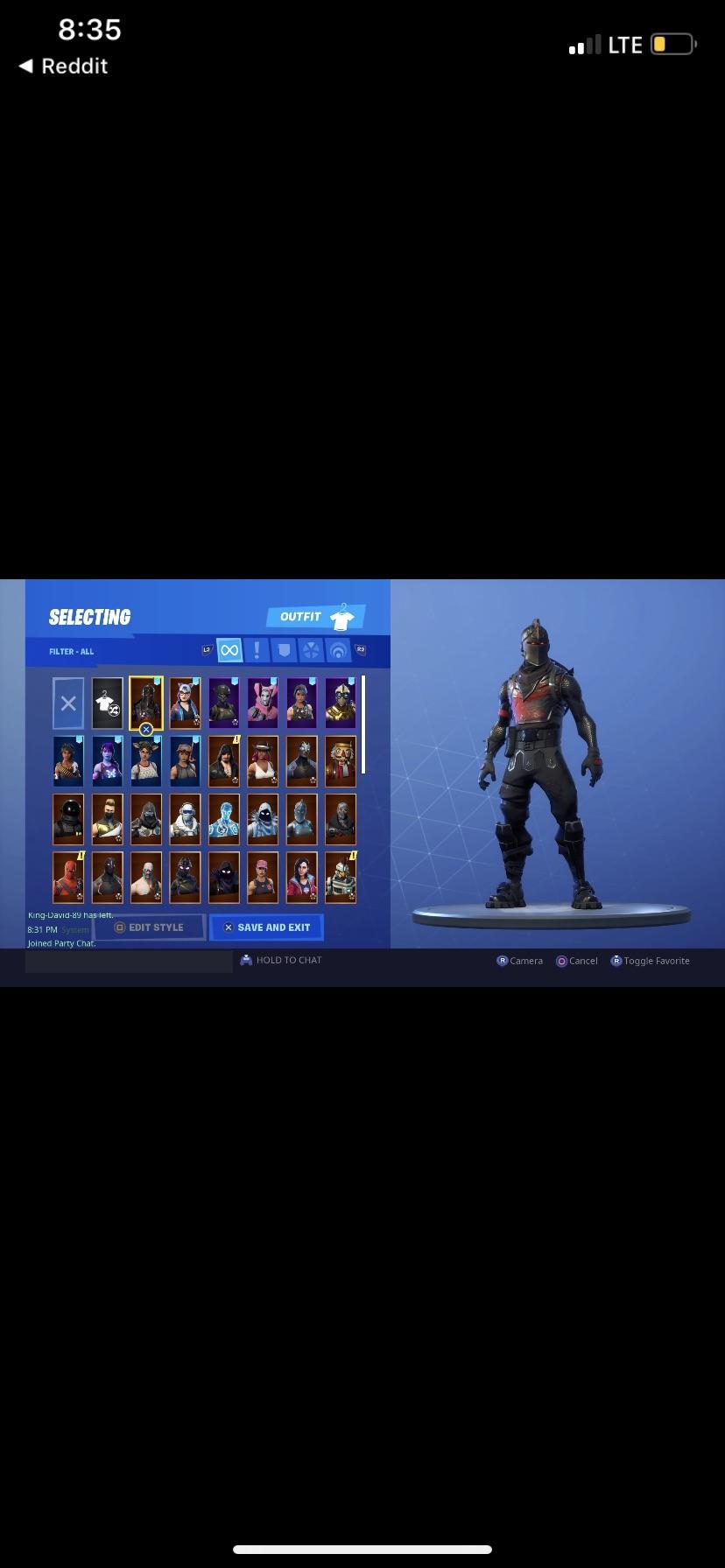Selling This Decent Black Knight Fortnite Account Full Access 🏼 Mergeable💫 Accepting PSN