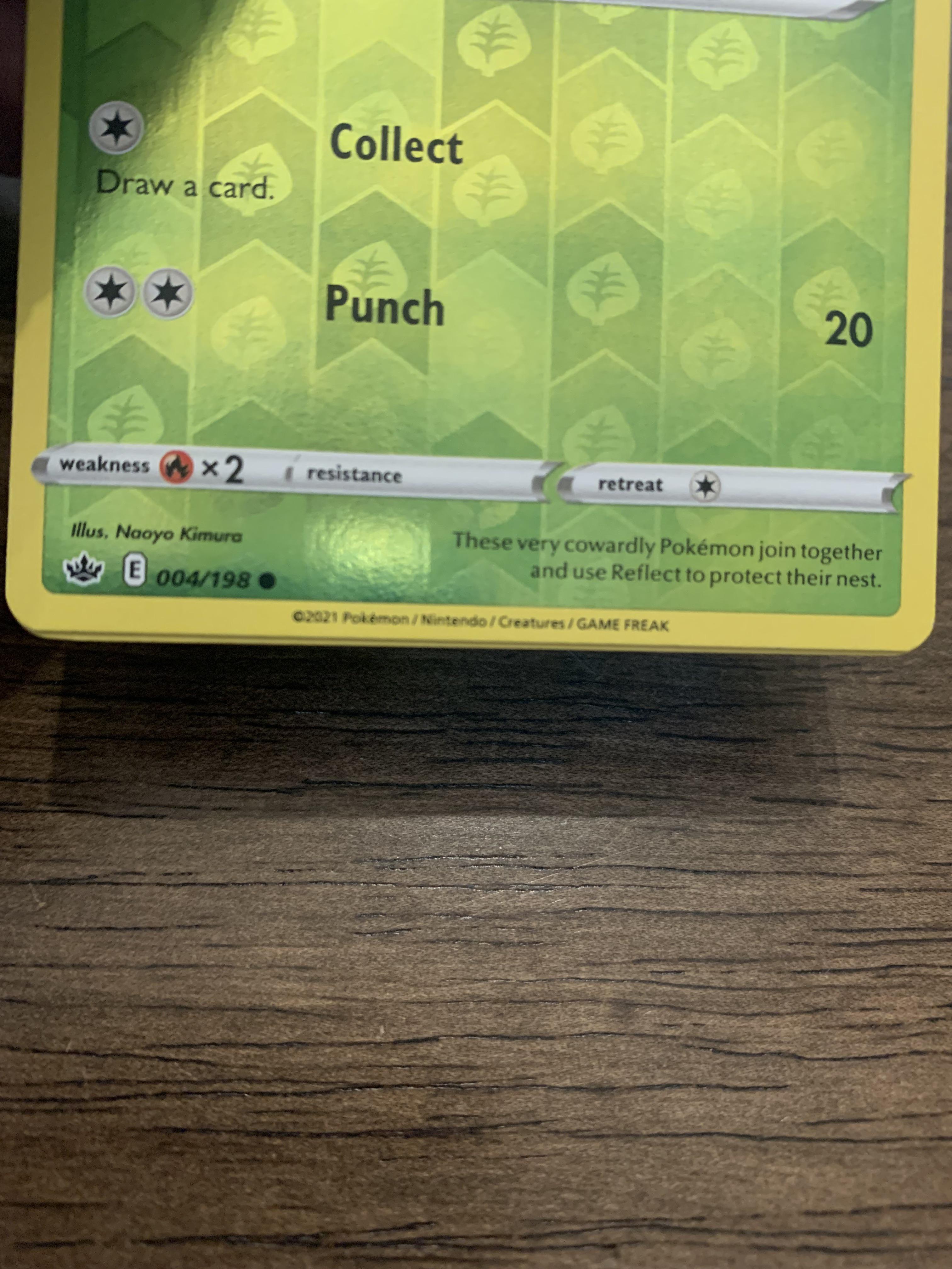 Just pulled from an authentic booster pack and look at how this card is