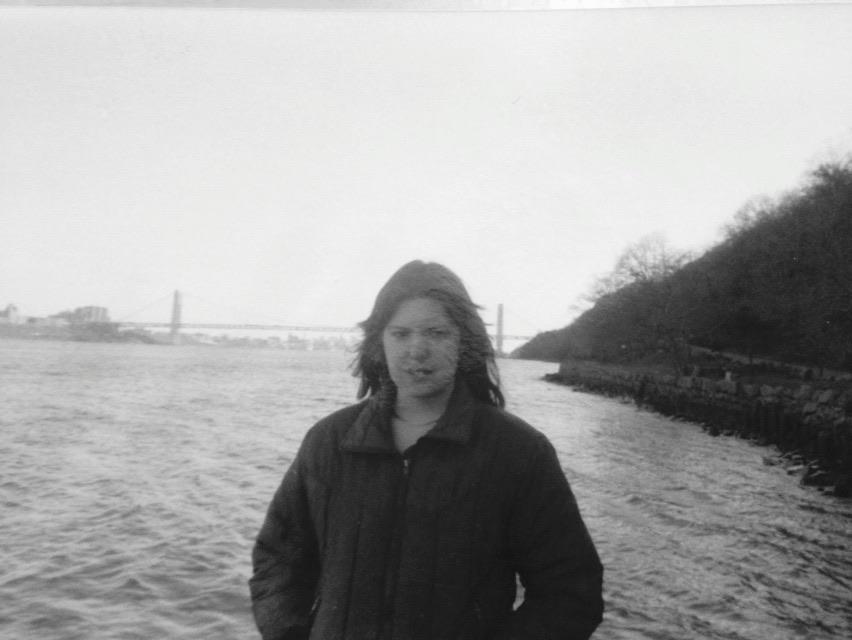 Does this count? By the boat basin, Englewood Cliffs, NJ, 1985. We’d