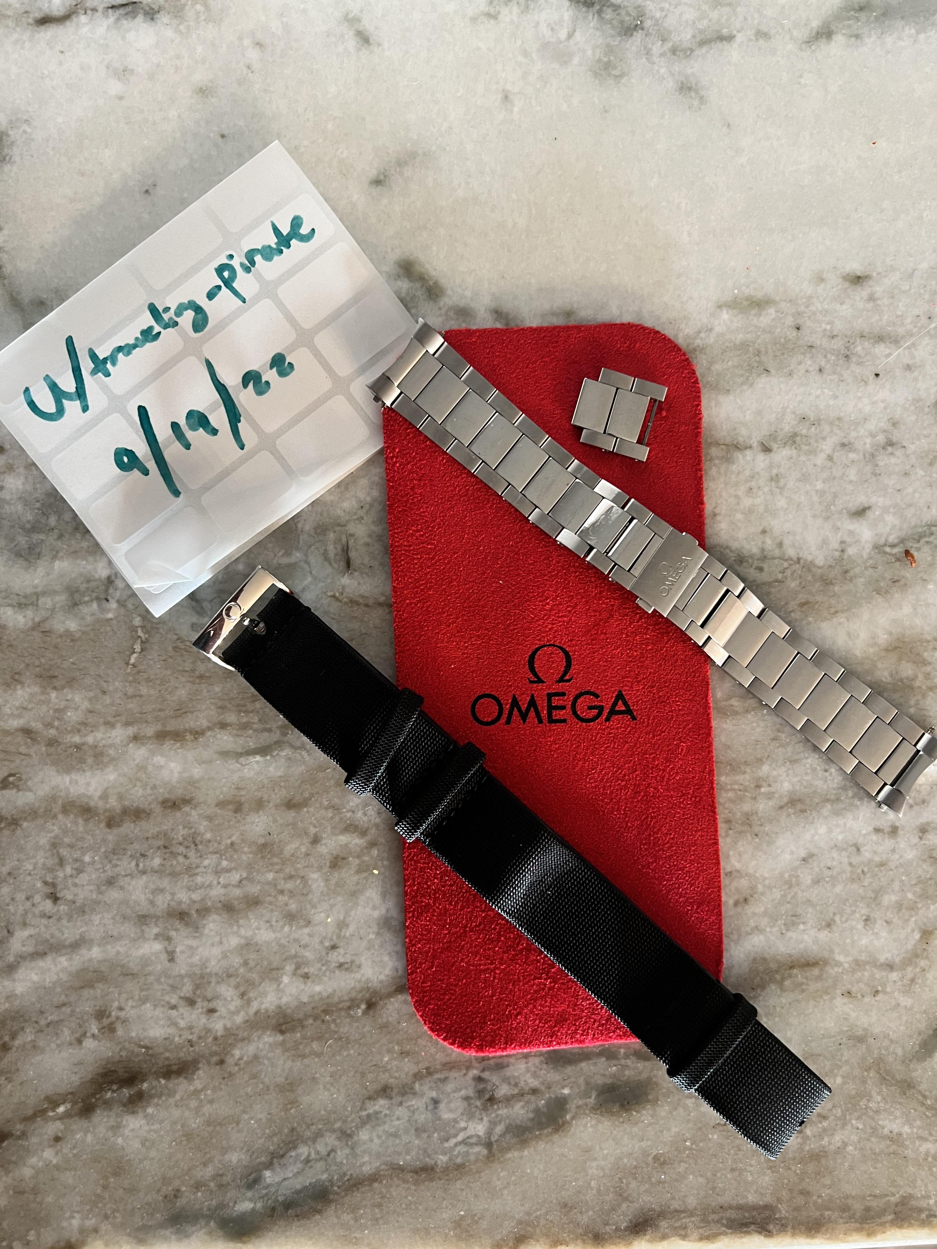 [WTS] Omega AT Steel bracelet, Omega NATO 21mm (box) r/Watchexchange