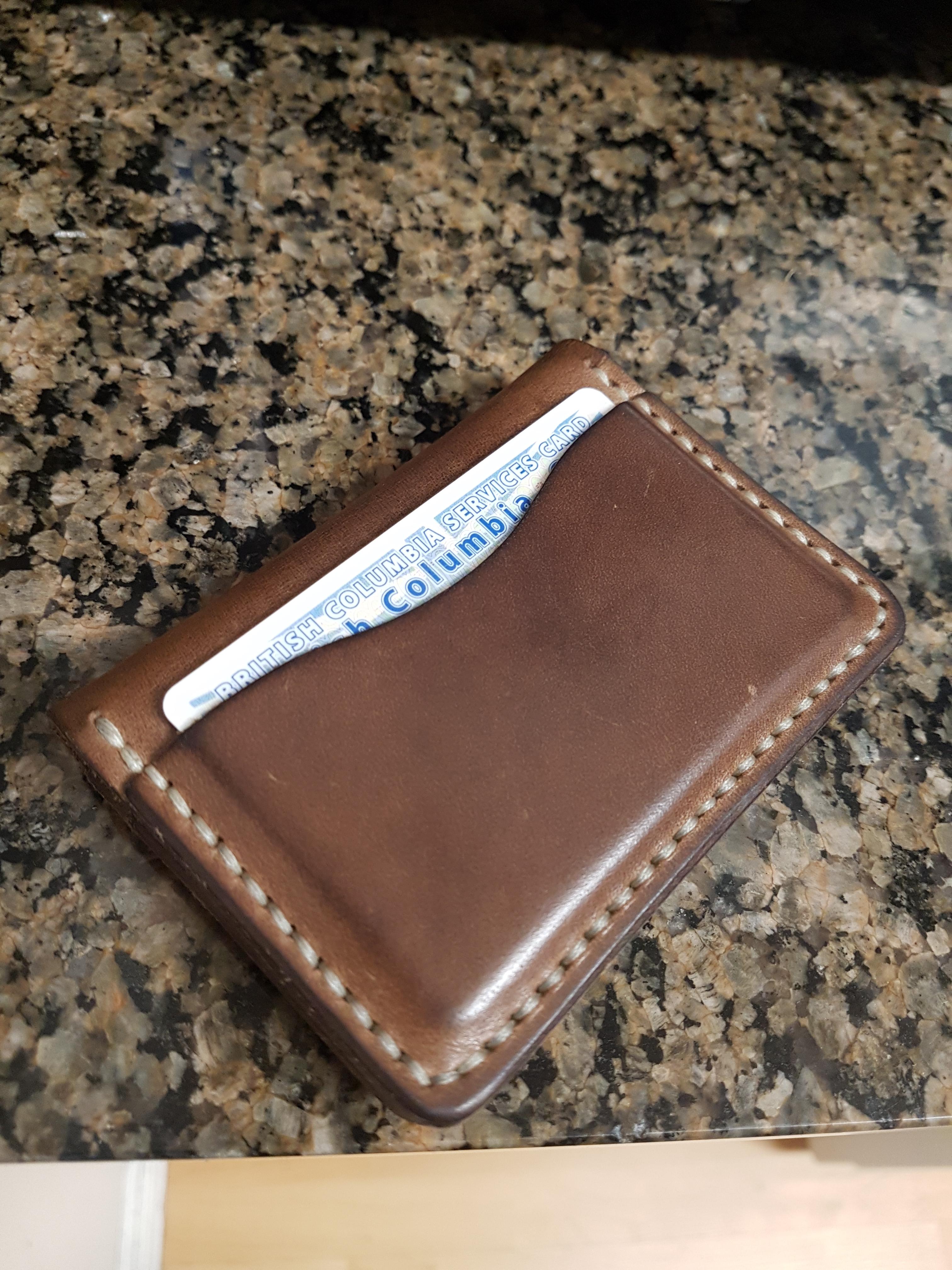 5 Card Wallet from Popov Leather has wonderful patina! r/wallets