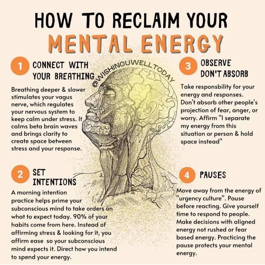 Ho to reclaim your mental energy therealInkINVeins