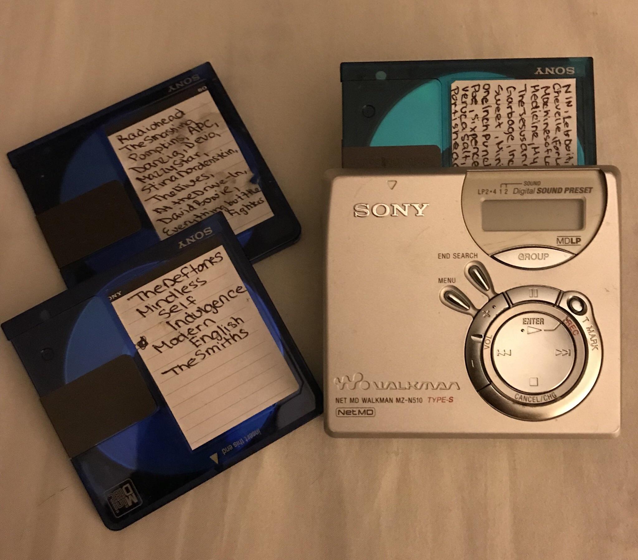 Back when MiniDiscs were supposed to be the next best thing. Bought