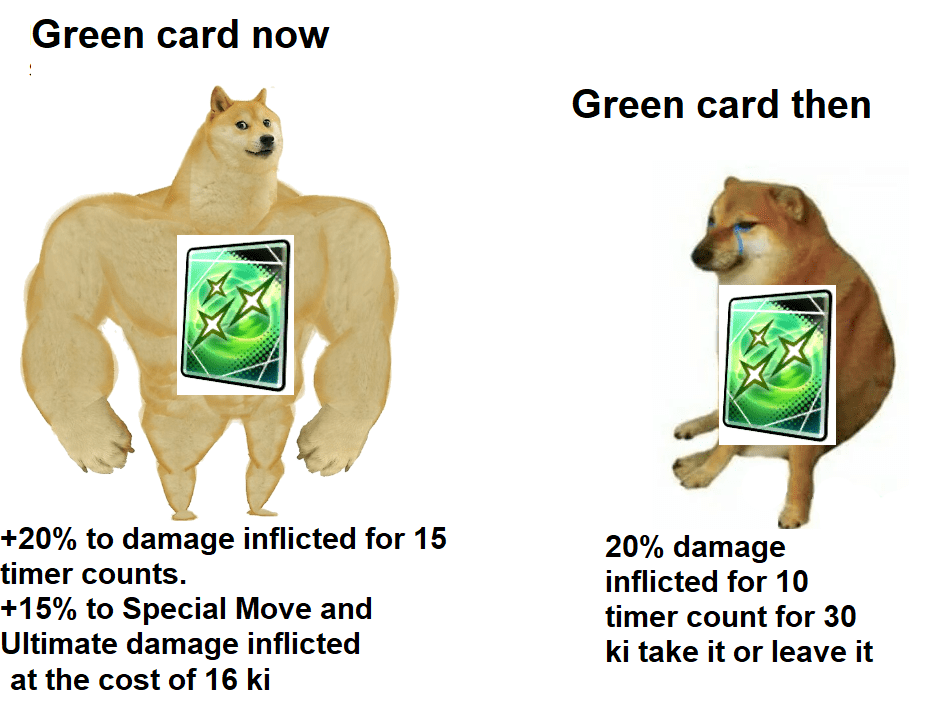 Yes i copy the trunks' green card r/DragonballLegends