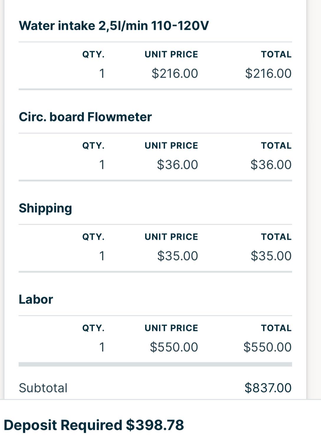 Miele dishwasher water inlet repair quote r/Appliances