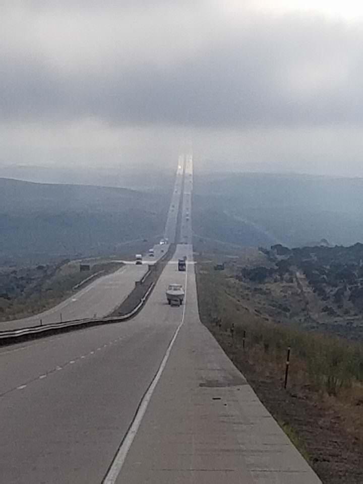 This spot on I80 in Wyoming is referred to as the “Highway to Heaven
