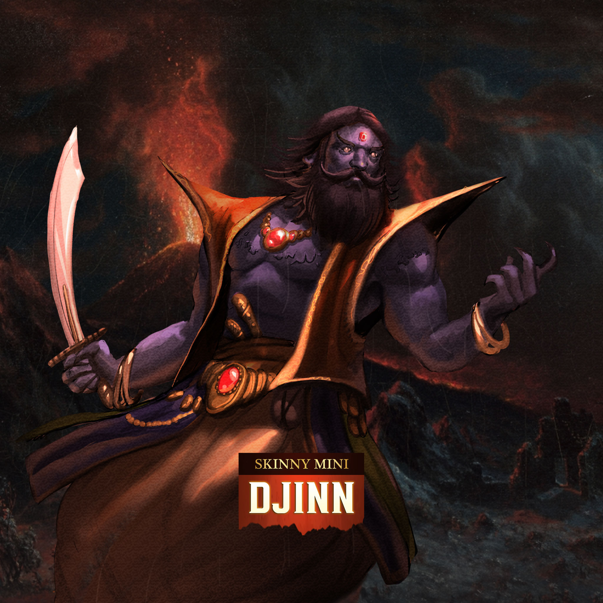 [Art] [OC] What happens when Djinn get unleashed? Djinn Go Unchained. DnD