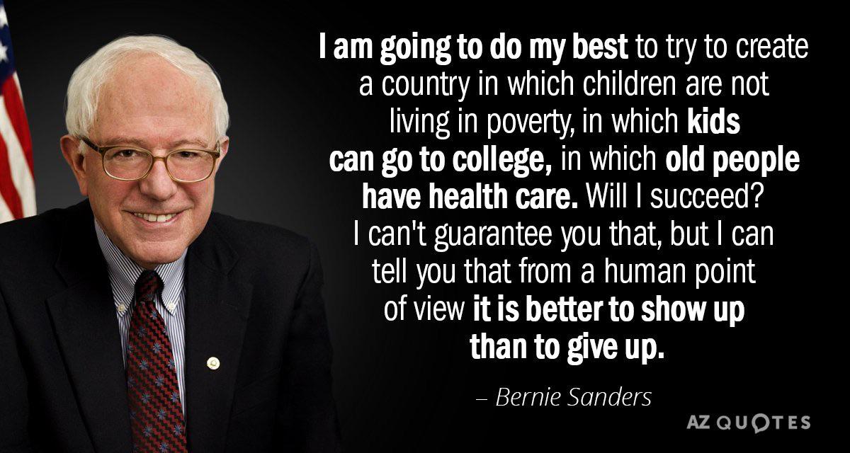Great Bernie quote r/dsa