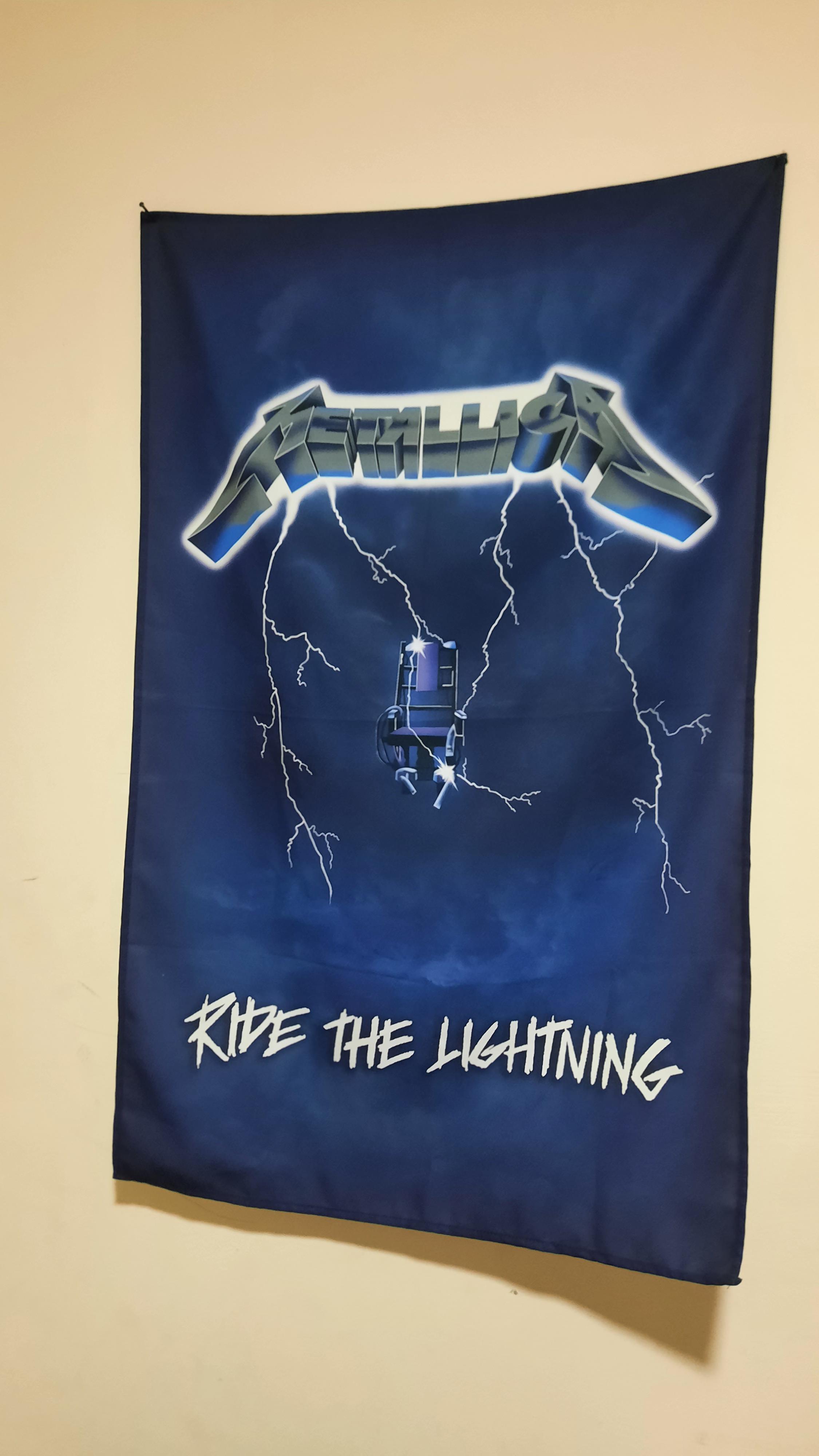 Ride the lightning flag!!! r/Metallica