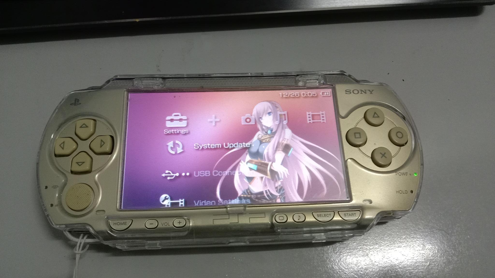 Bought used gold PSP1000 from local online marketplace. Still working