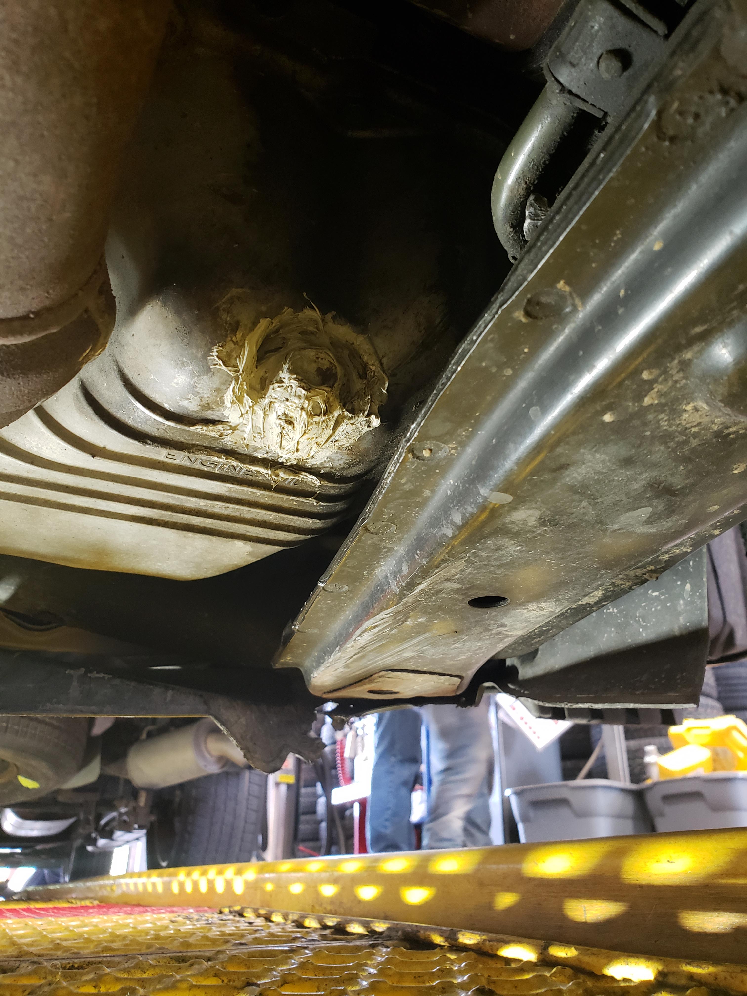 Drain plug loose or leaking? This guy has a fix for that! r/funny