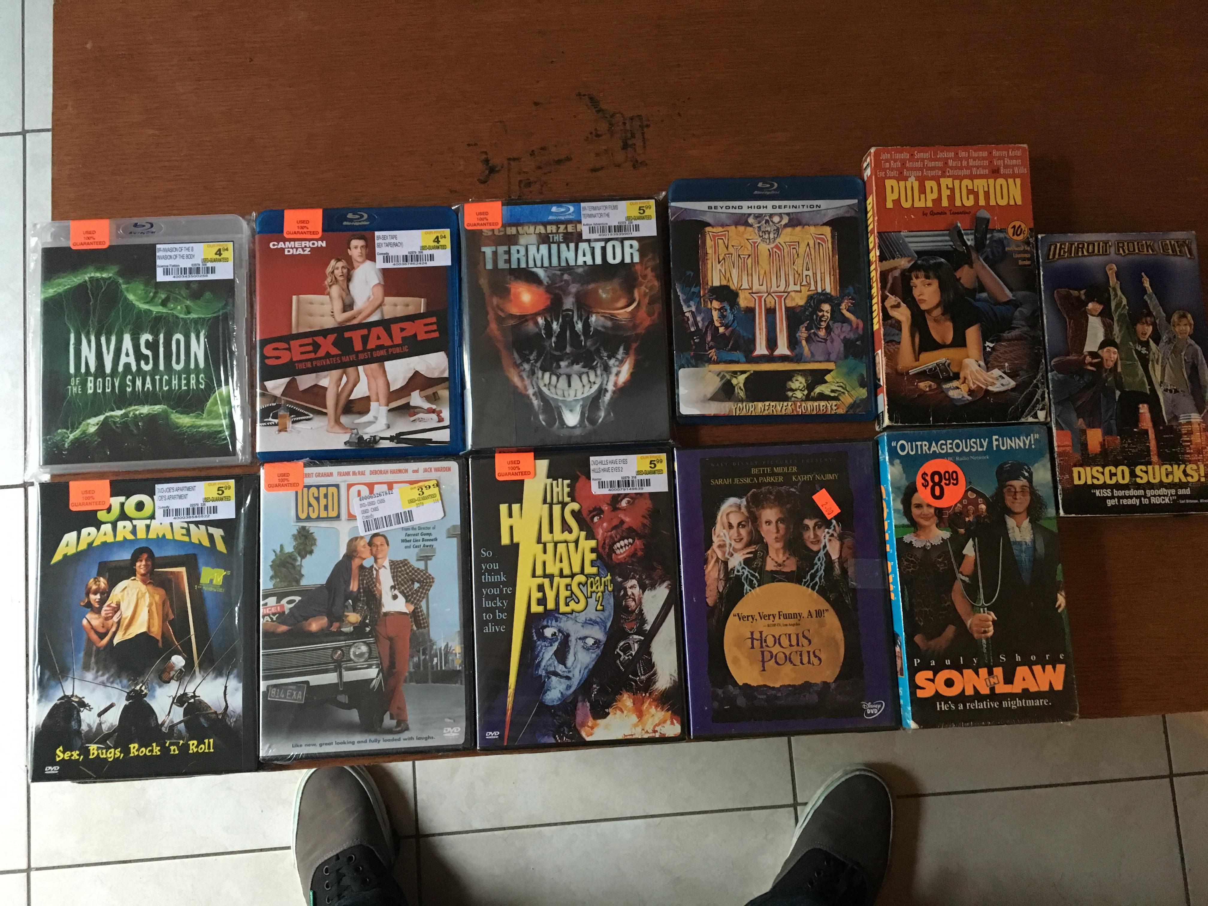 Today's pickups from fye, pawn shop and a thrift store, some of them
