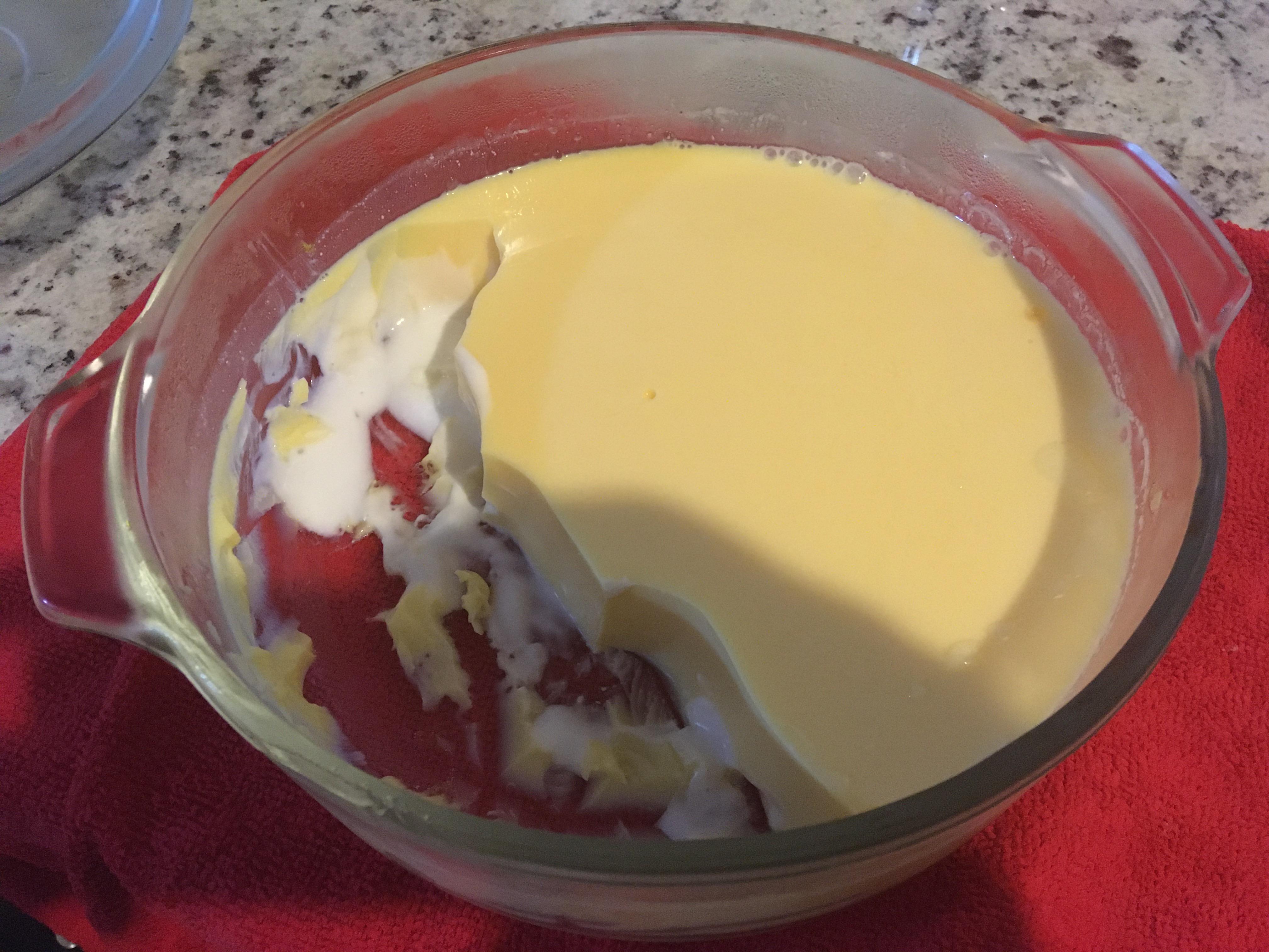 Gelatina de mango con kefir (búlgaros de leche) r/Gelatina