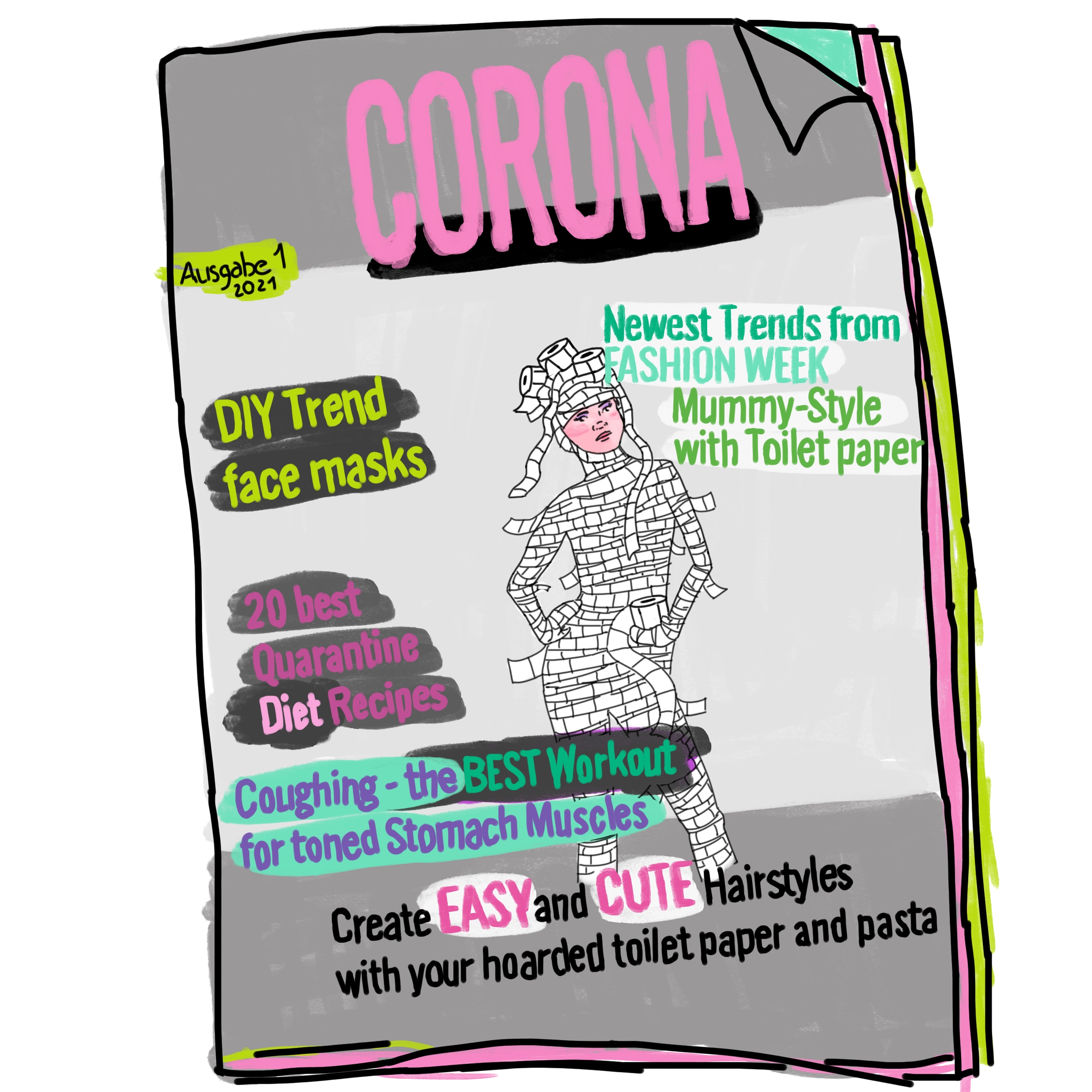 [OC] dark humor scenario 2021 Corona Virus if we don't take good care for ourselves and others