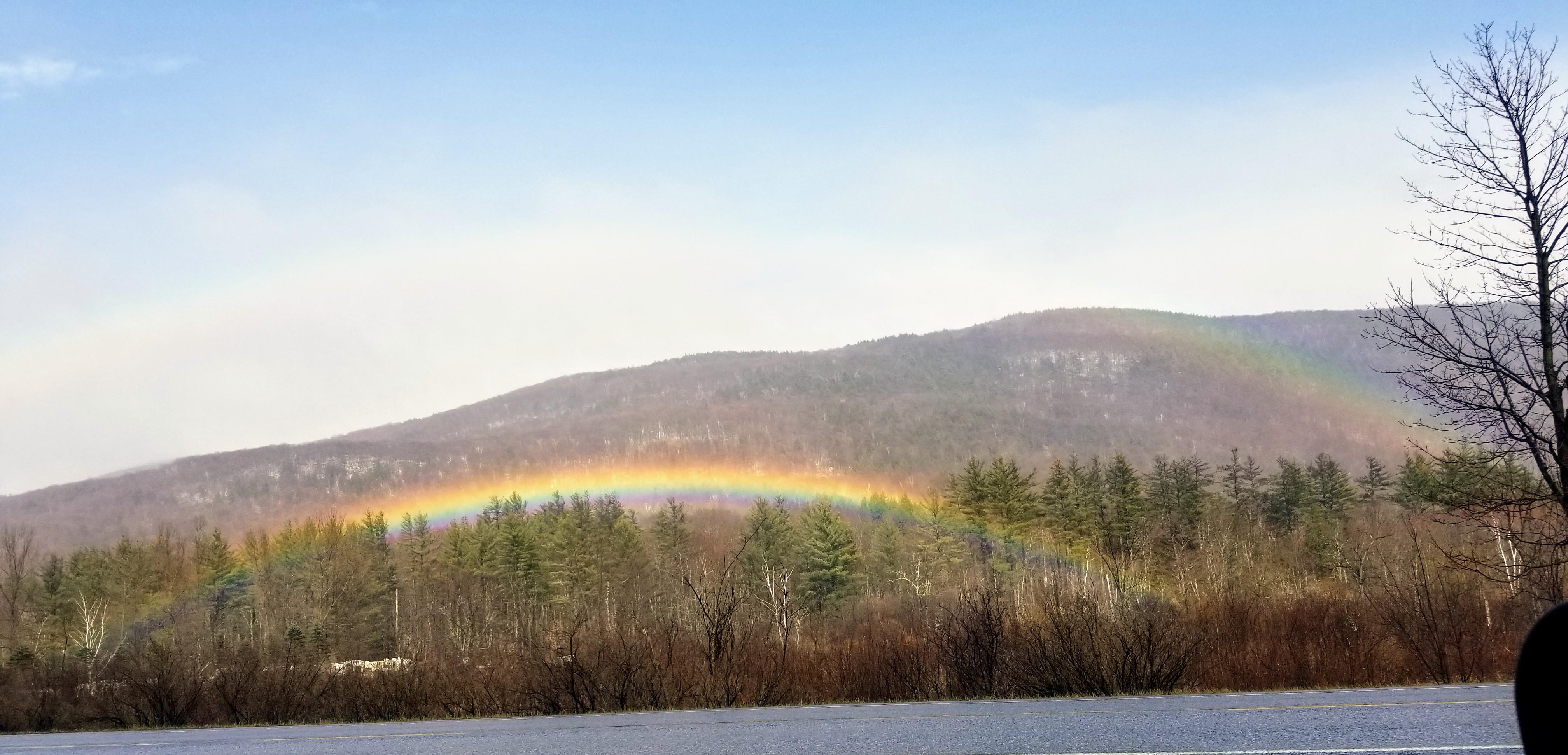 Mini double rainbow in Wallingford. r/vermont