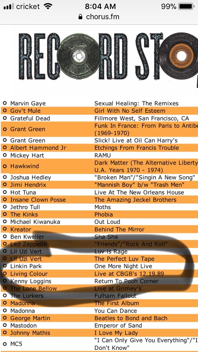 Record Store Day release sheet. Typo or not? LinkinPark