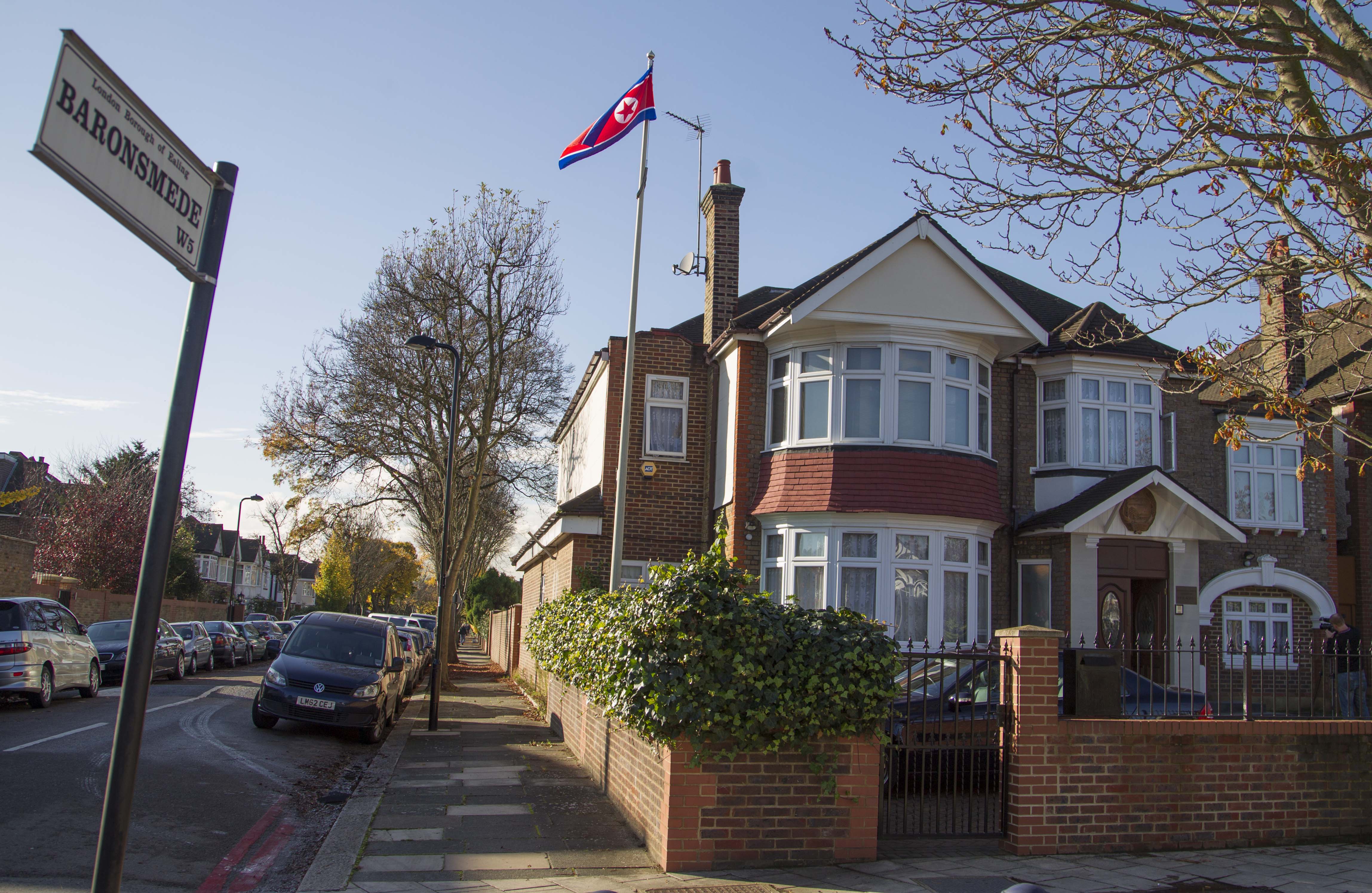 North Korean Embassy Gunnersbury Avenue, Ealing r/london