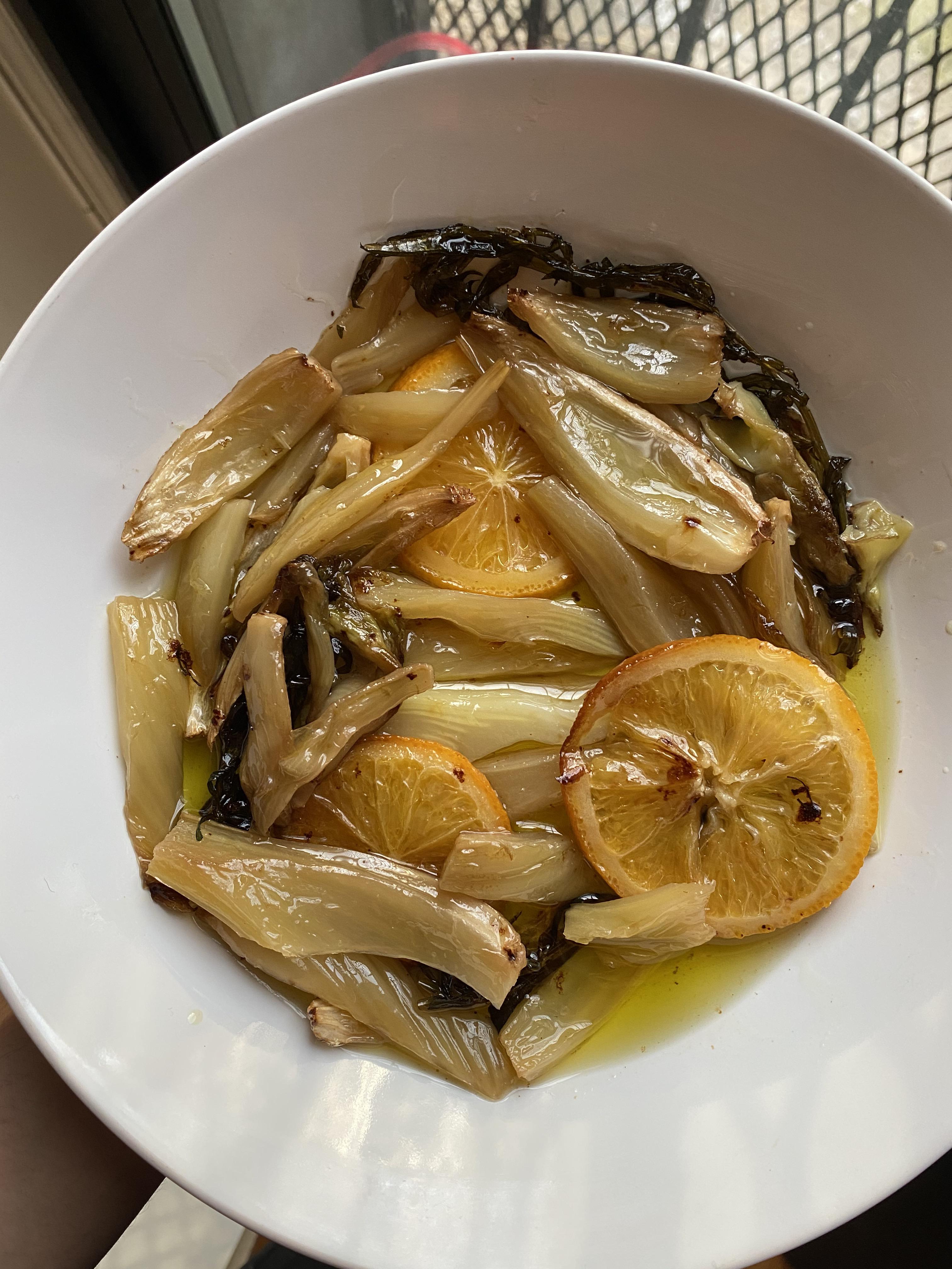 week 4 fennel confit with oranges and tarragon r/52weeksofcooking