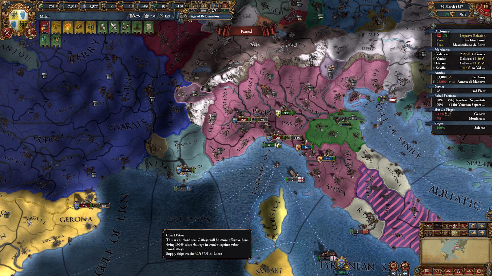 How could France walk right through my forts on the alps? r/eu4