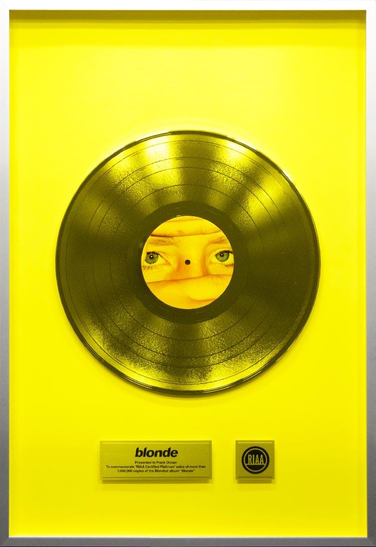Blonde's platinum plaque display box r/FrankOcean