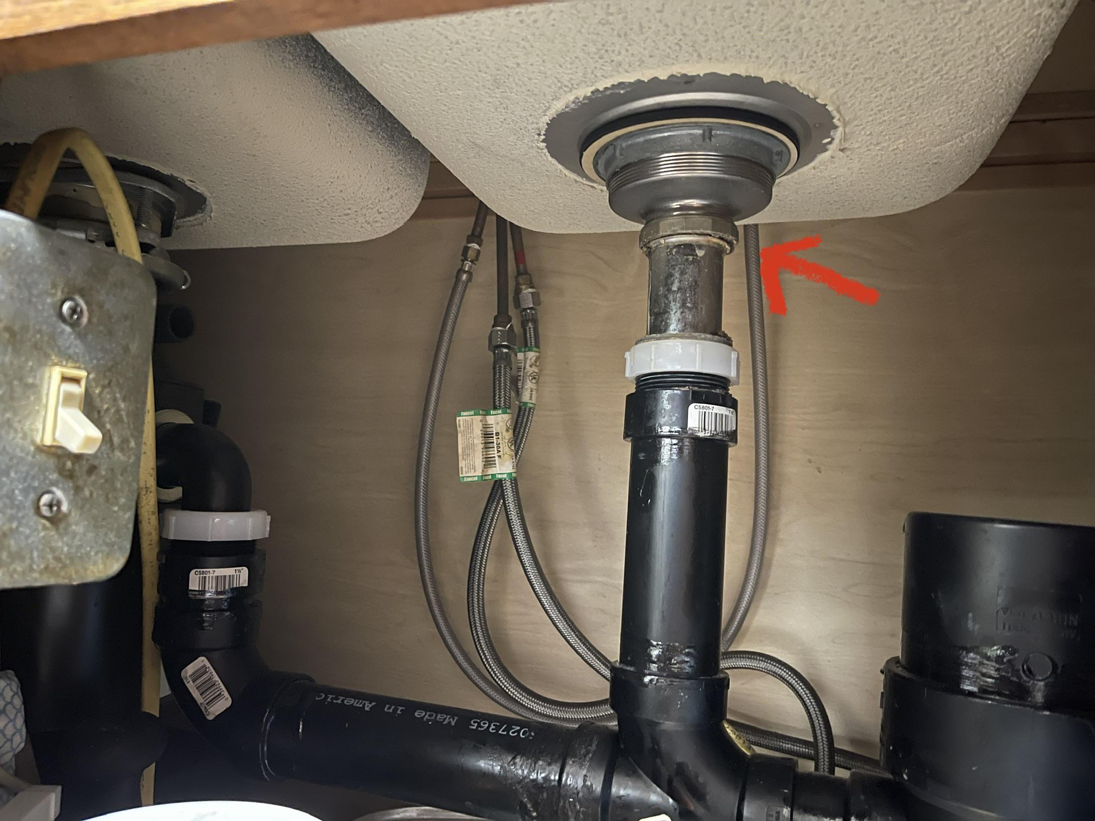 DIYer here. My kitchen sink is leaking here. Any help on parts I would