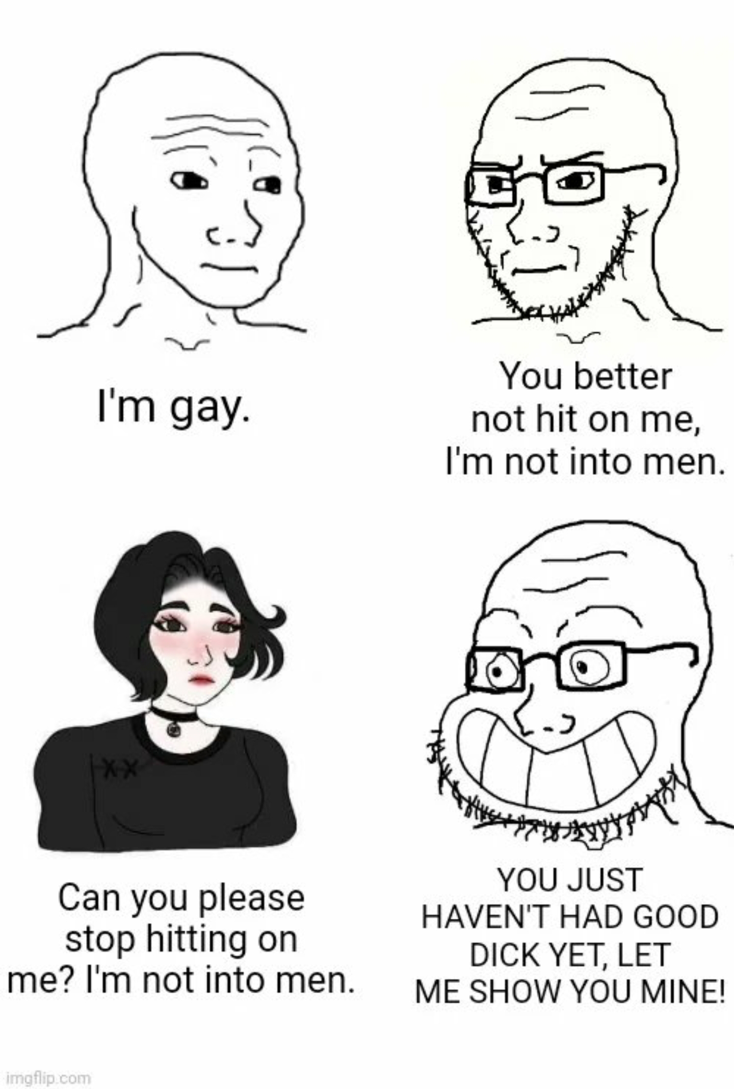 This happened to me yesterday, from a guy I thought was a trustworthy