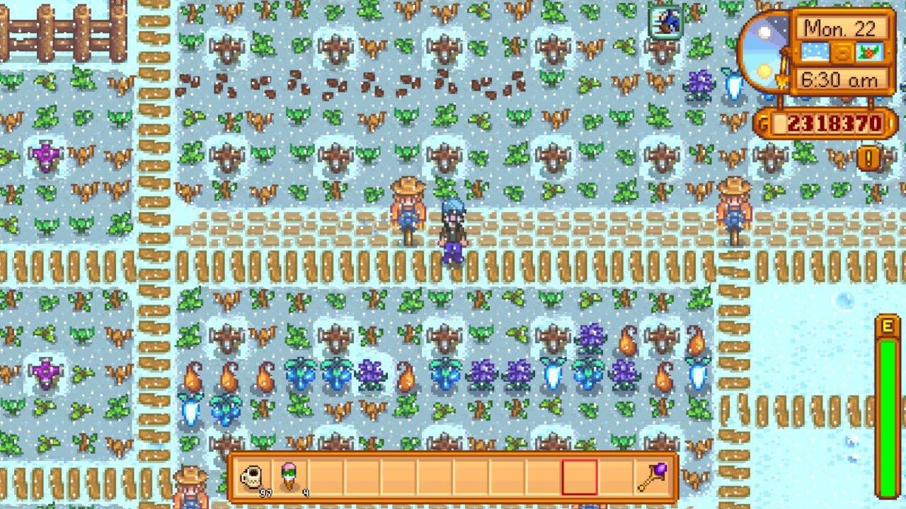 Found a new game to pass the time in winter. Over 650 winter seeds! r