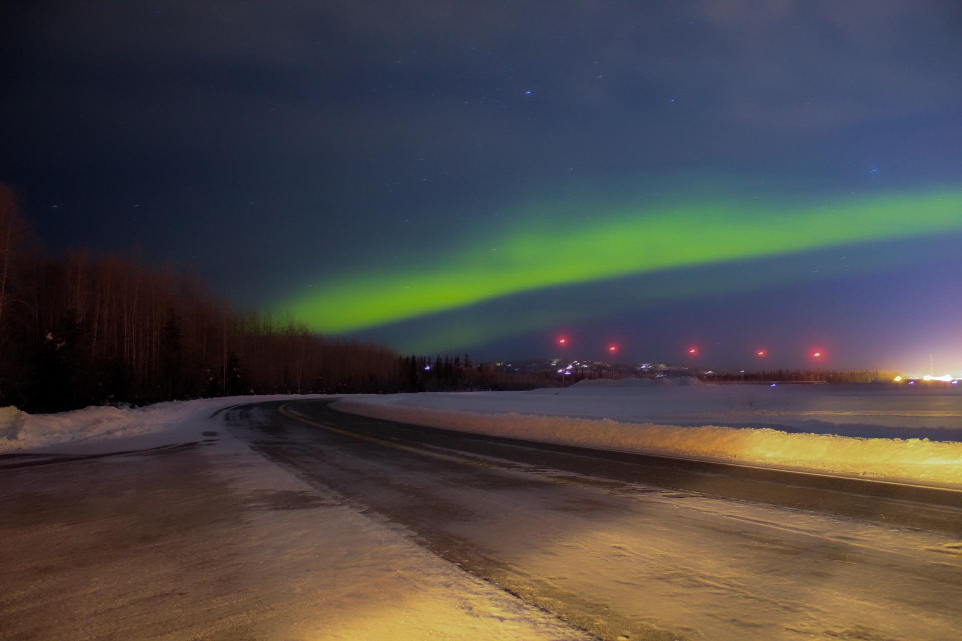 Beautiful Aurora In Fairbanks, I Took This Photograph Last Weekend. r