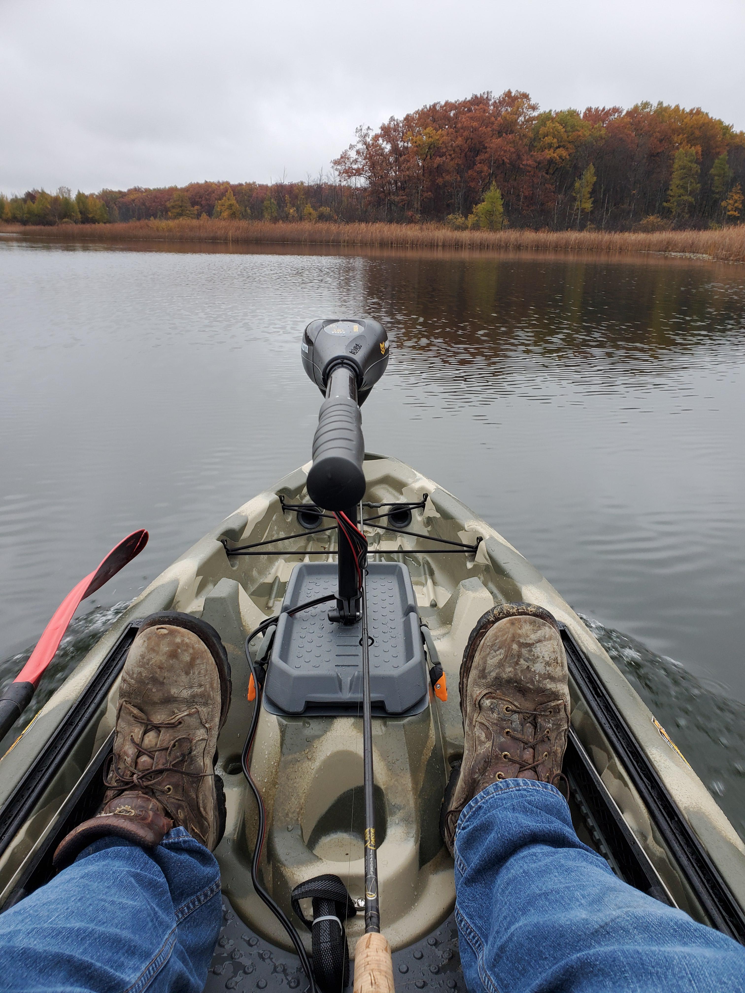 Got my big fish 120 yesterday and mounted a trolling motor today. I gotta say, this thing will