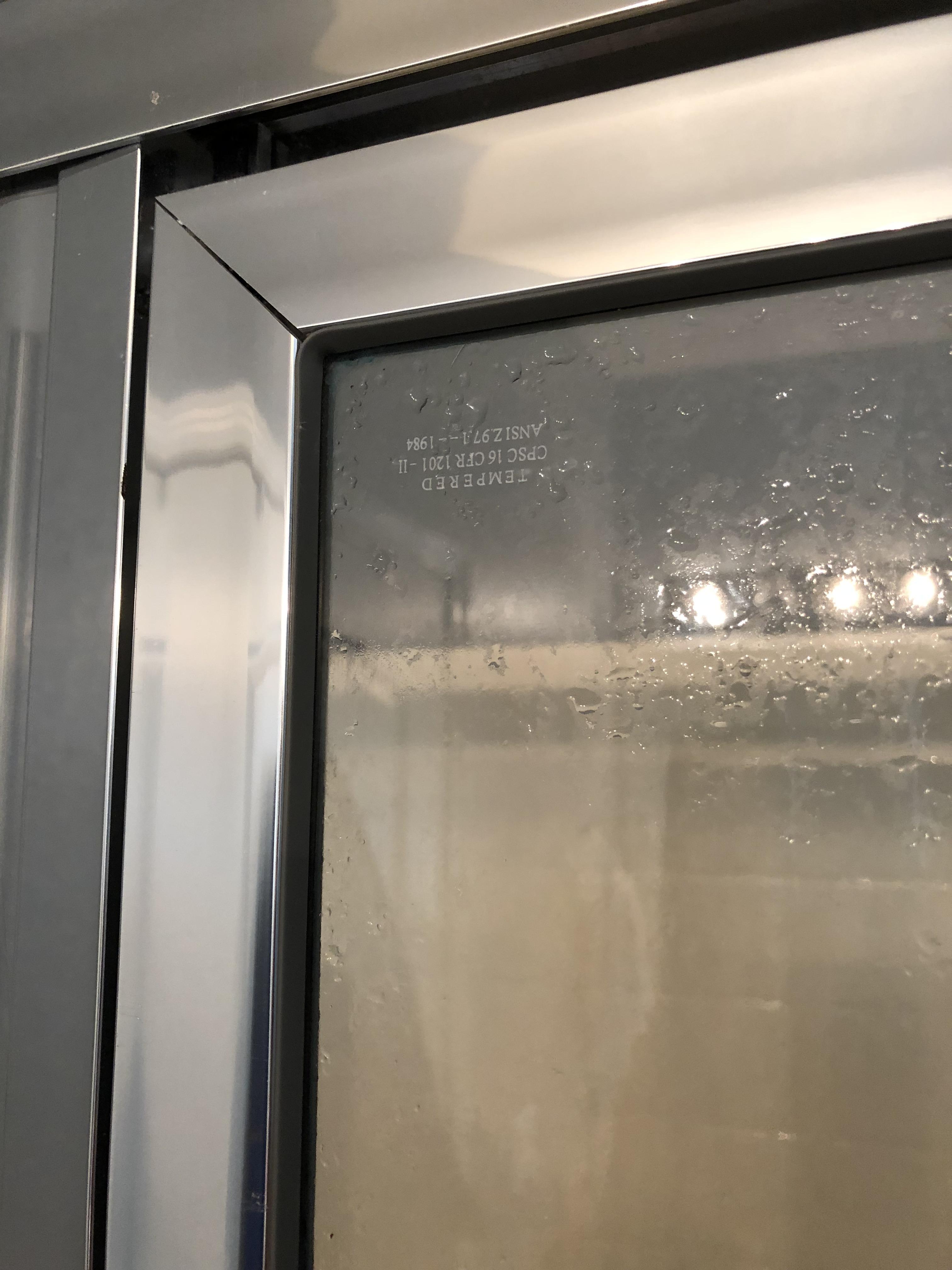 My shower’s glass door was attached upsidedown. r/mildlyinfuriating