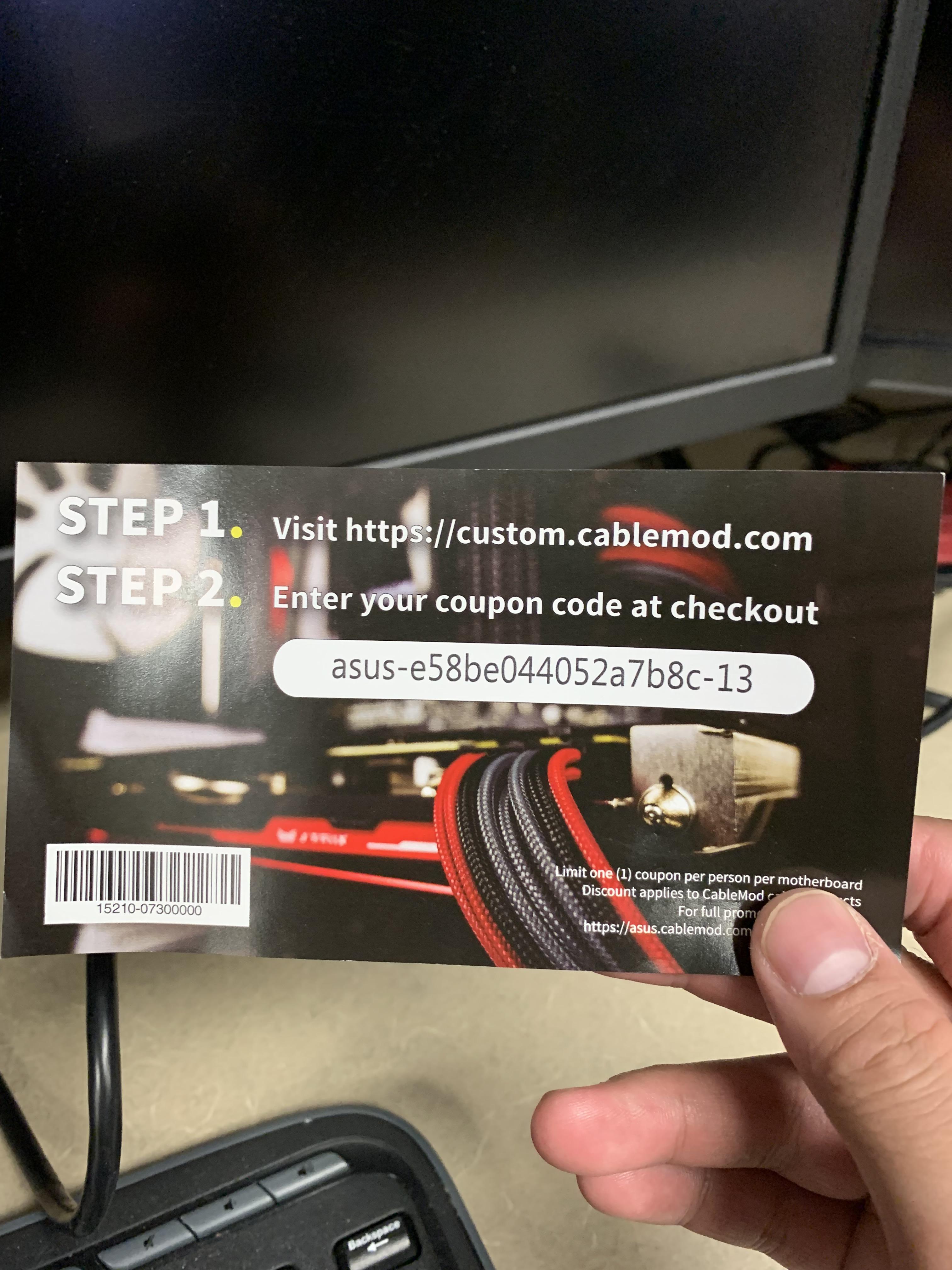 Cablemod Code r/pcmasterrace