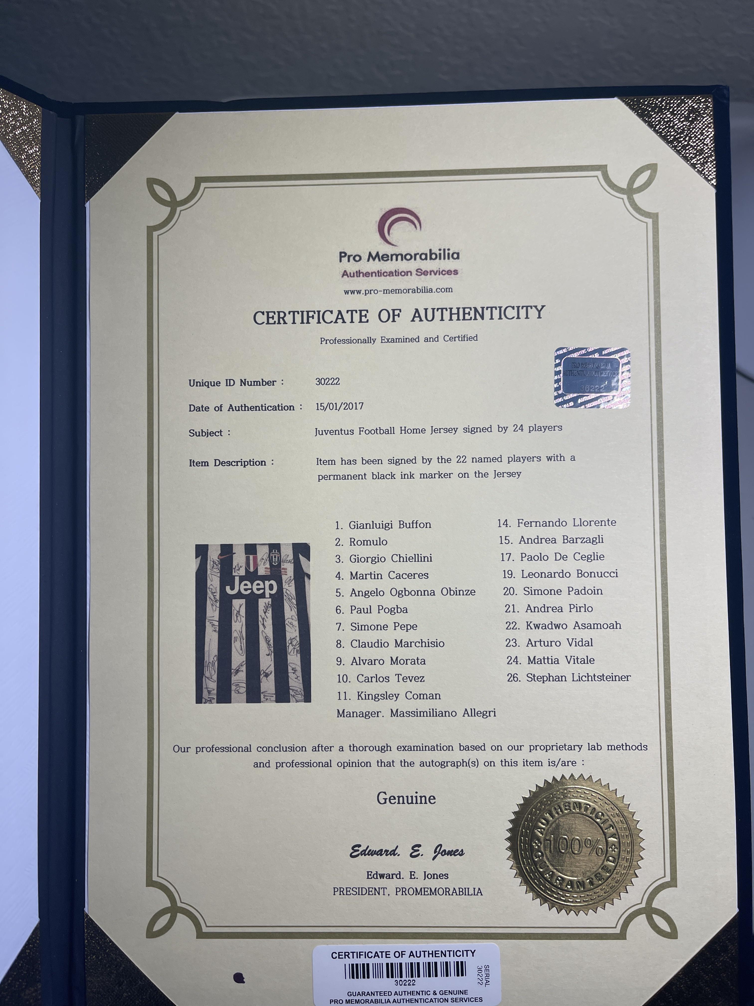 Is this Certification Of Authenticity legit? r/SportsMemorabilia