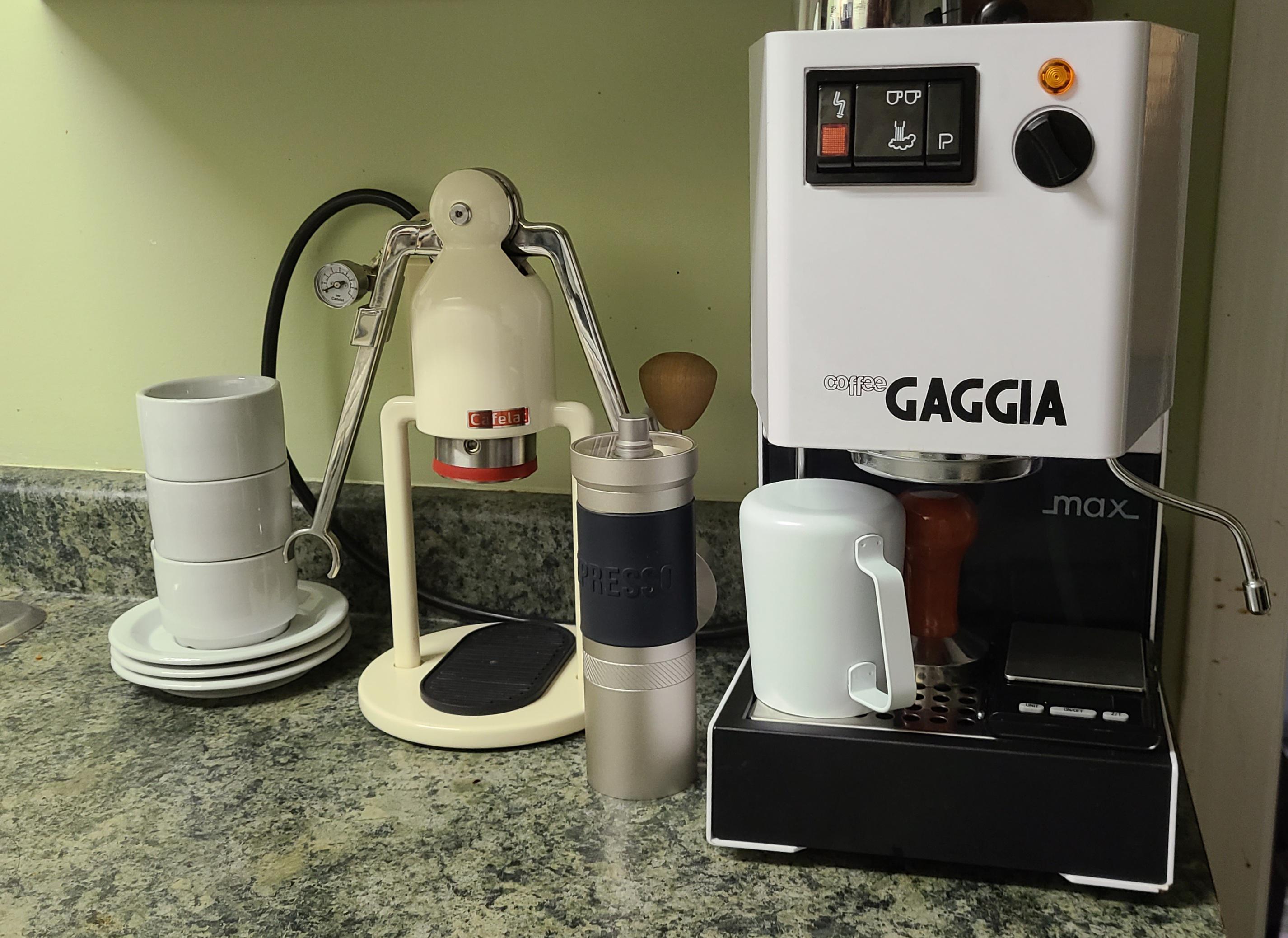 All you ever need (80's Gaggia Old White Coffee) r/coffeestations