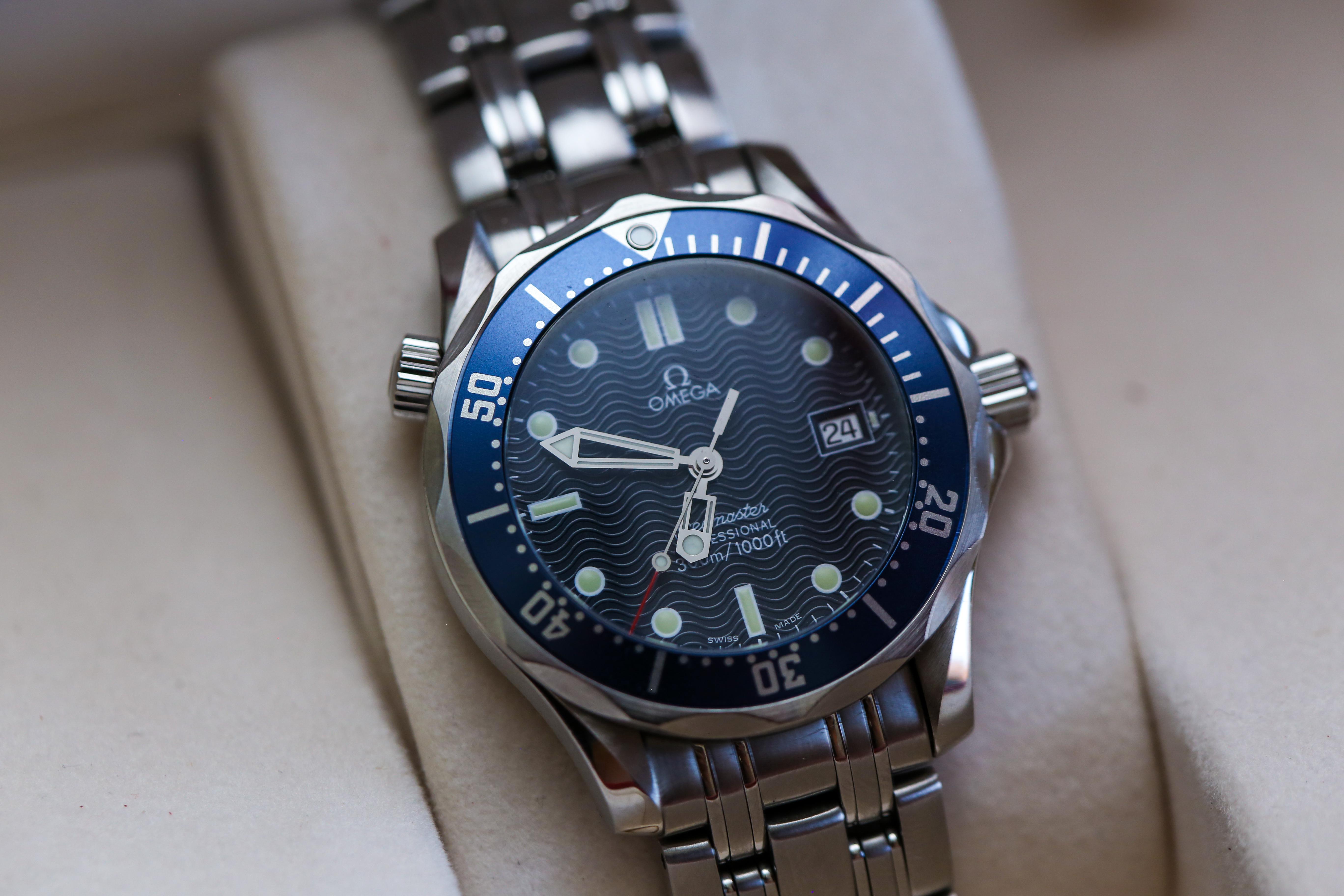 [WTS] Omega Seamaster Blue Wave Quartz Midsize 36mm Full Set r