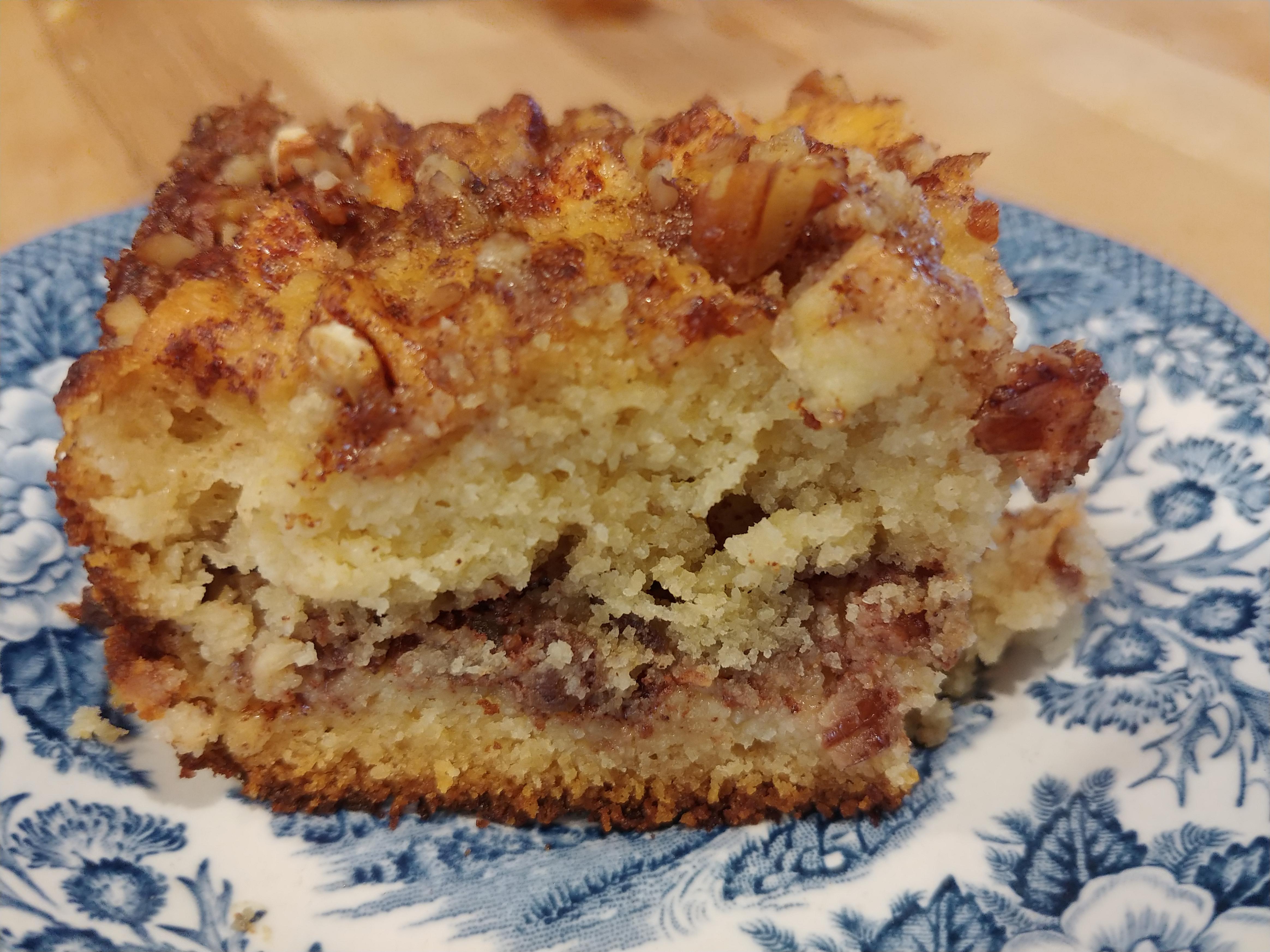 Gluten Free Apple Cinnamon Coffee Cake (Happy Holidays! Recipe link in