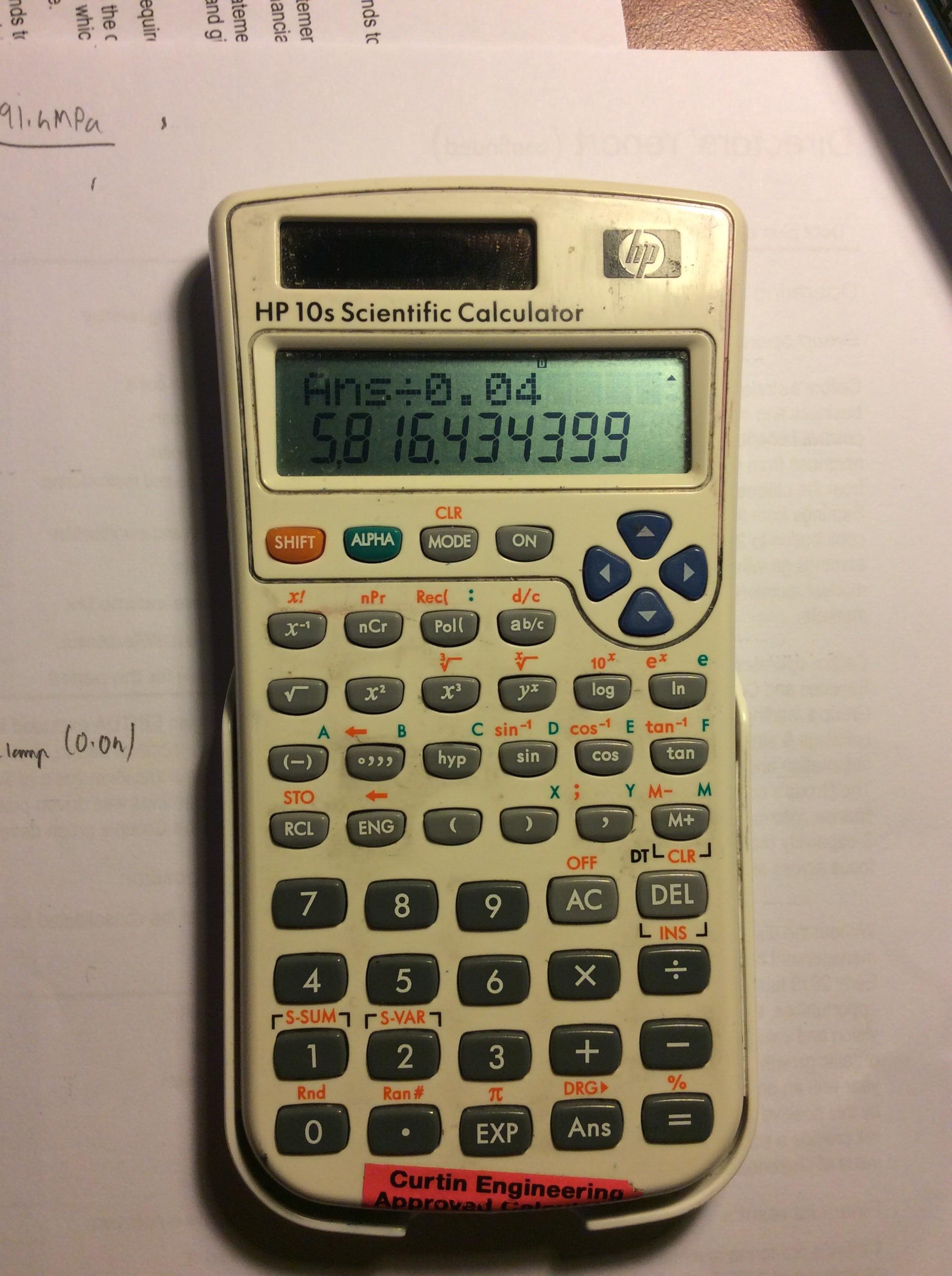 Appreciation post for my Calculator This calculator has been with me