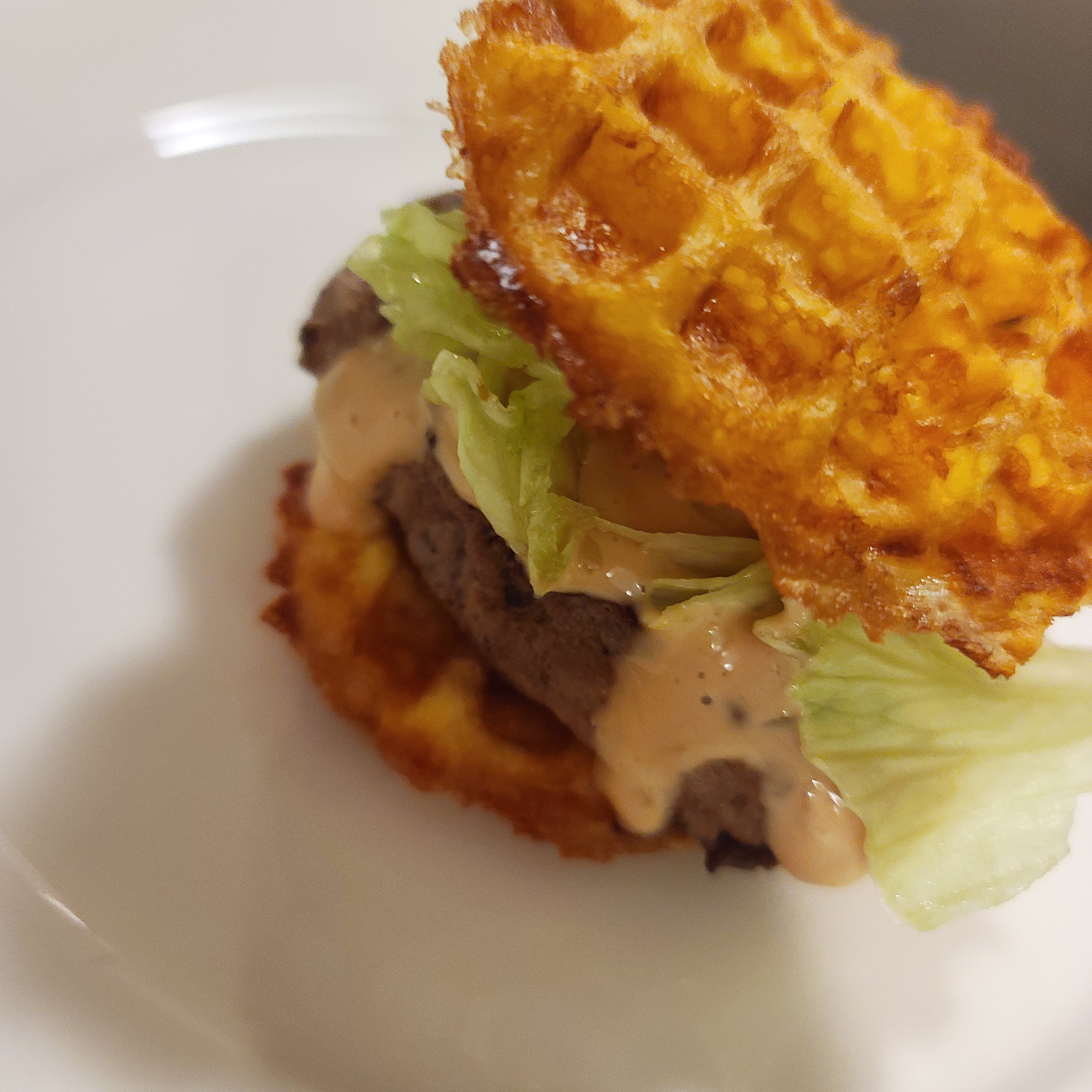 Made a homemade Chaffle Big Mac and it was honestly one of the best