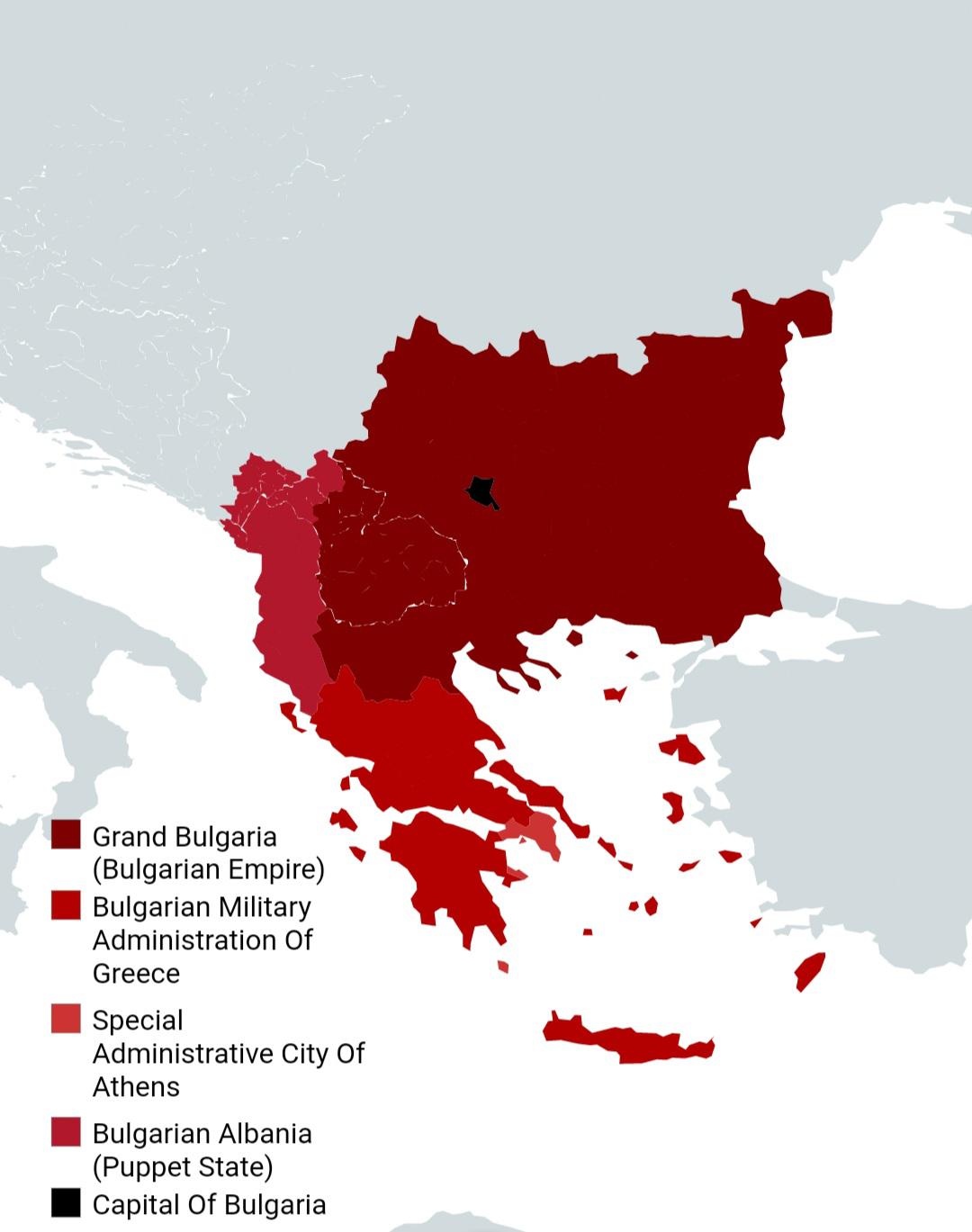 The Greatest Extent Of The 4th Bulgarian Empire During The Zenith Of