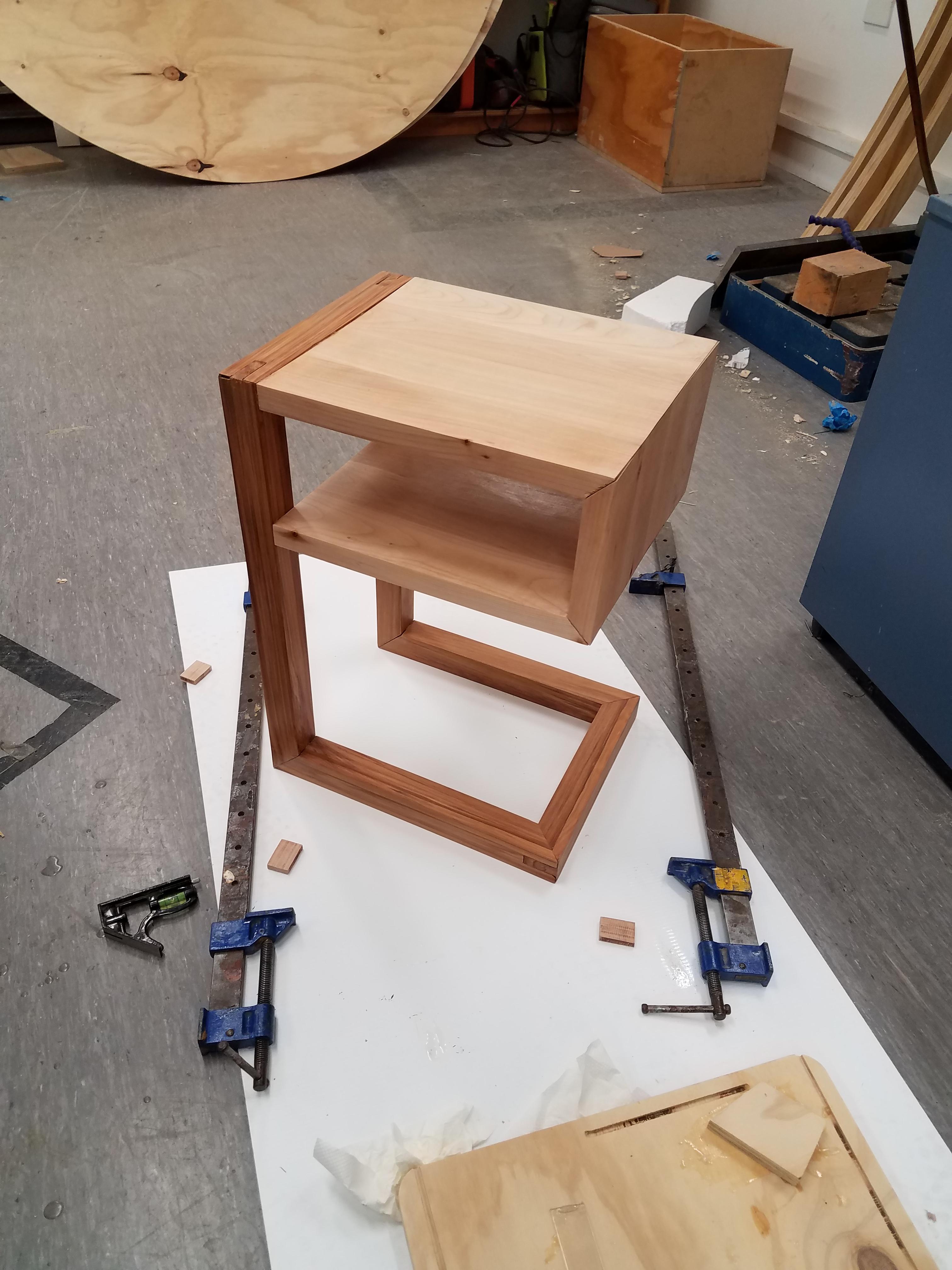 A bit of a different bedside table I made last year as a project, all hand tools with a beech