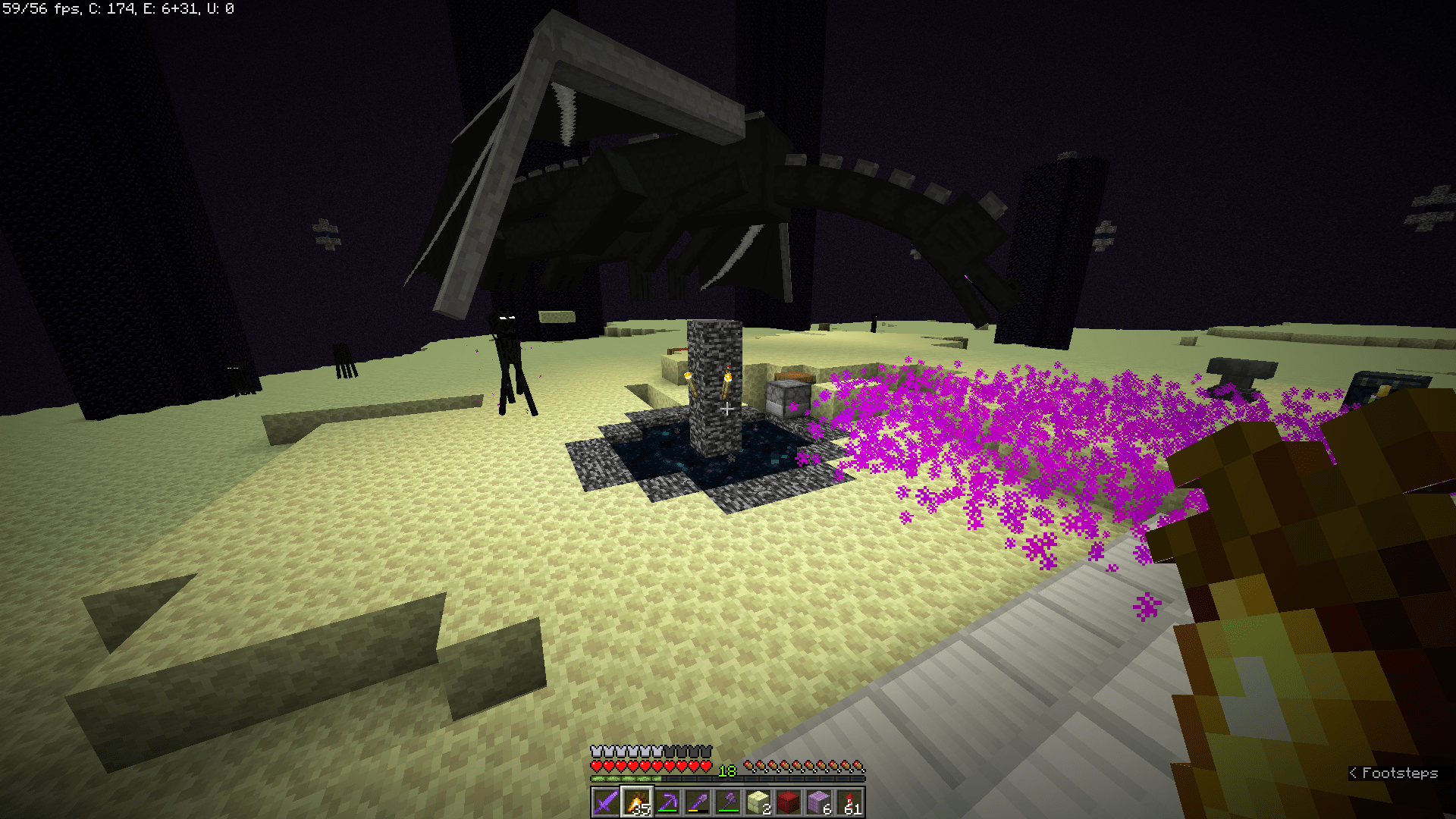 Ender dragon respawned with no health bar after I already killed it 20