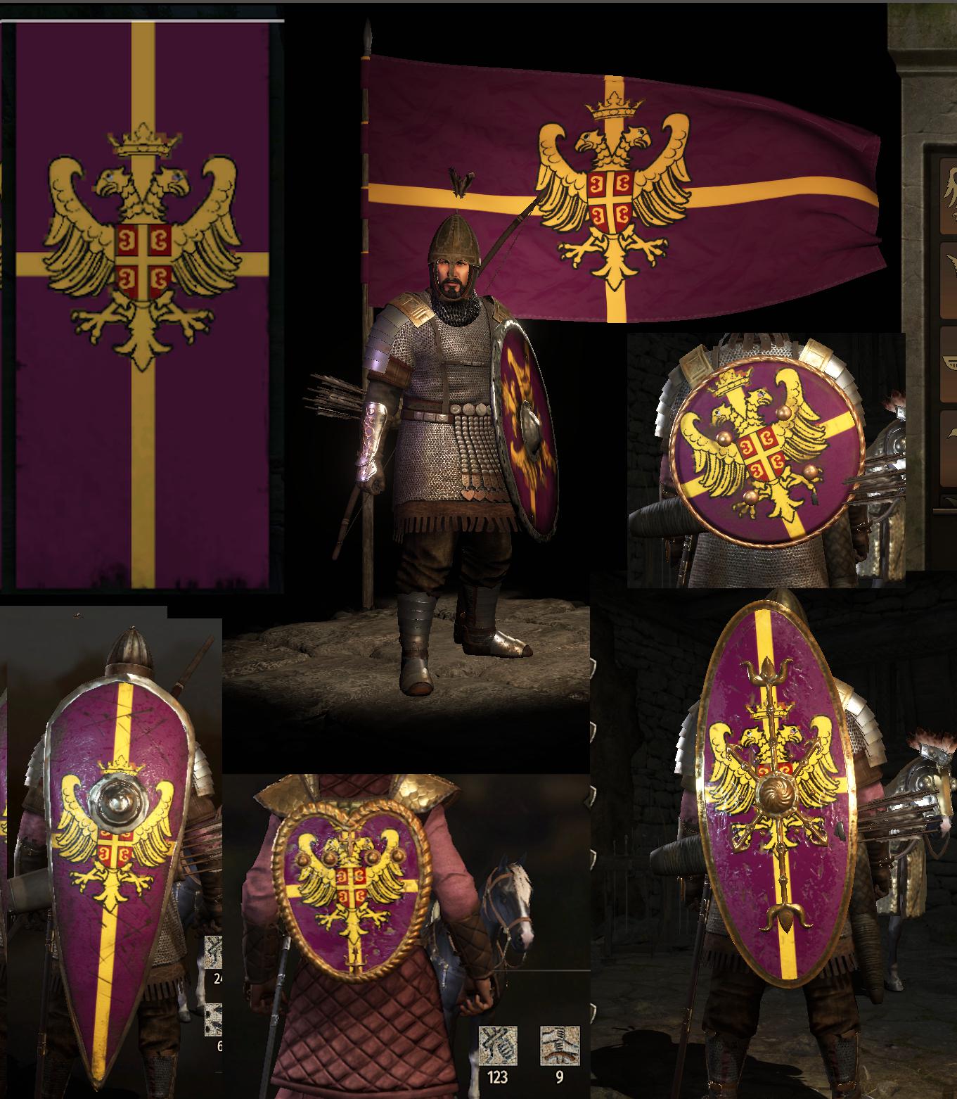 Empire banner with detailed eagle r/BannerlordBanners