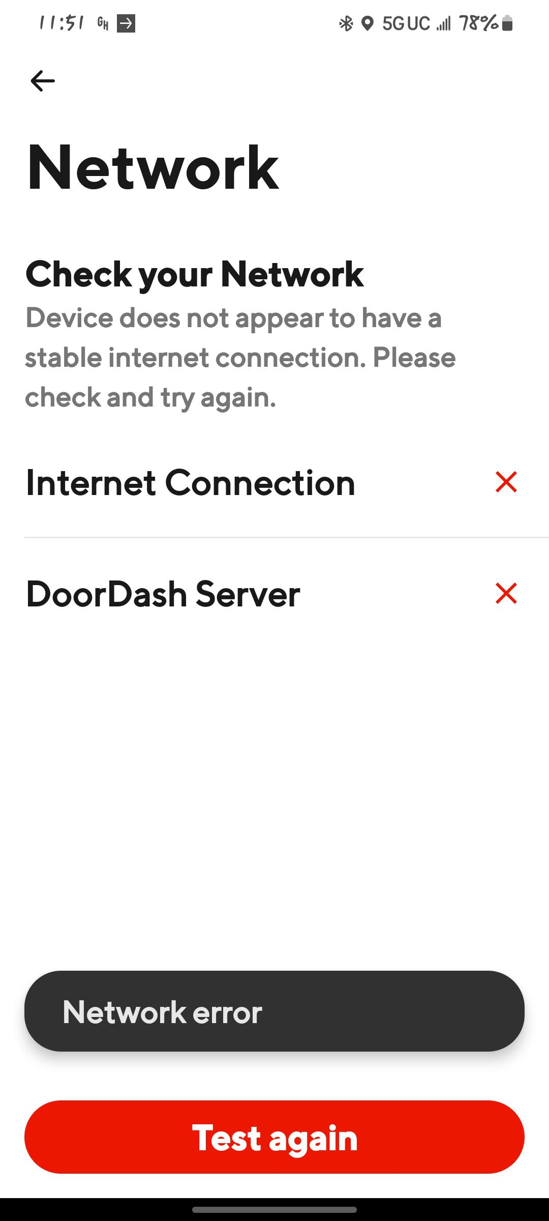 doordash seems to be down r/doordash