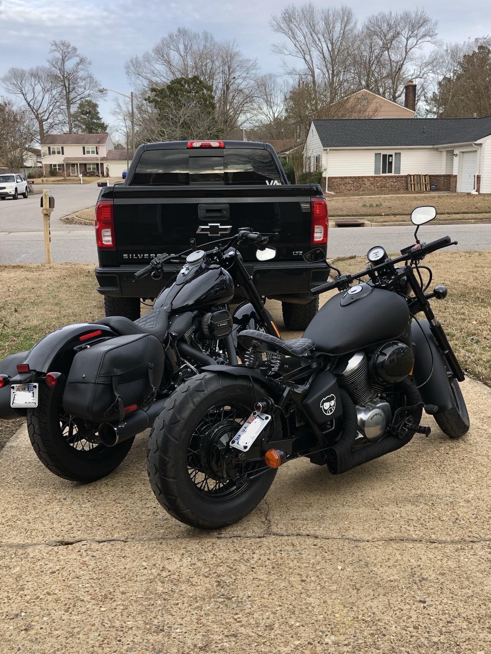 My ‘94 Honda Shadow gets more complements than her ‘17 Harley Softail