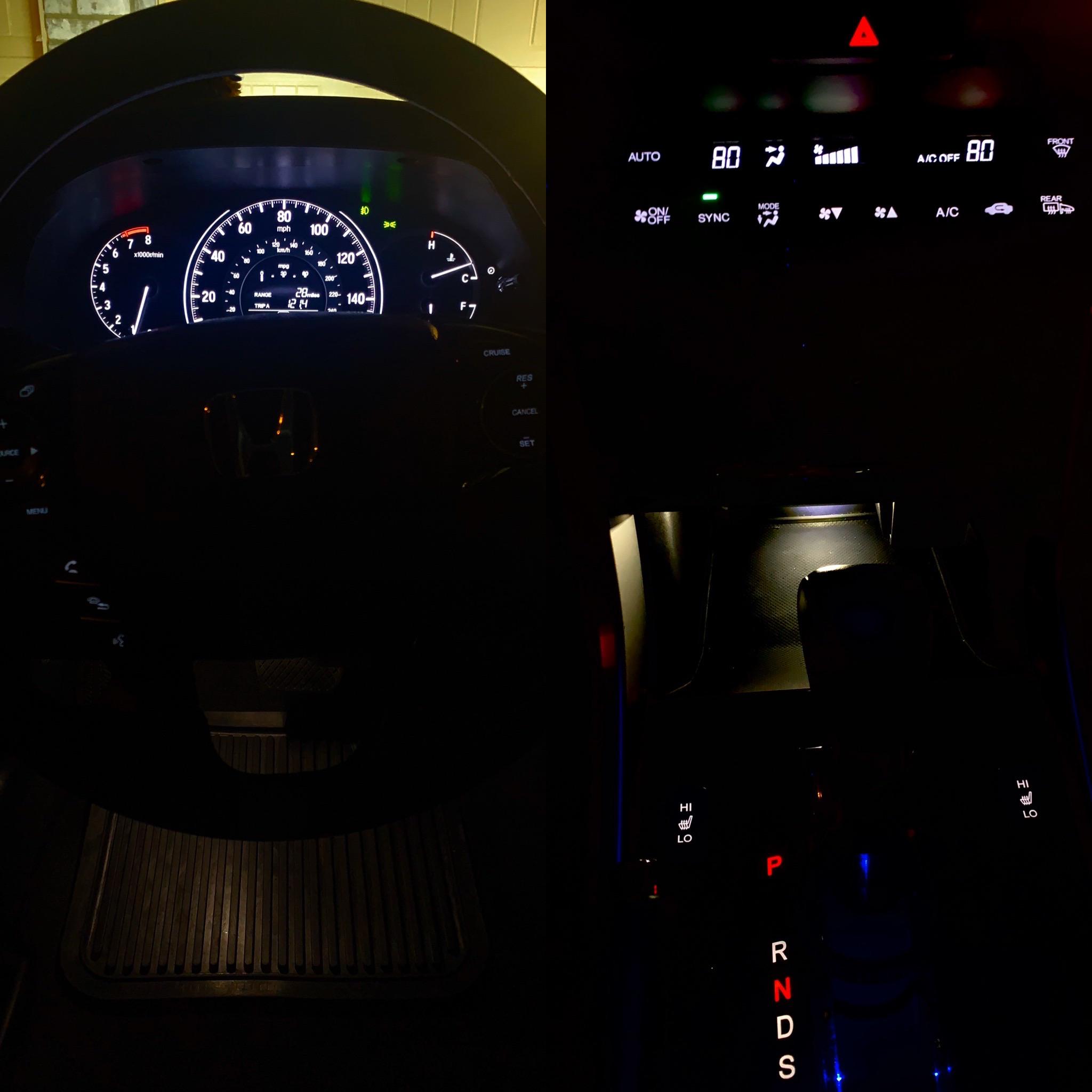 2017 Accord DIY Ambient Lighting r/accord